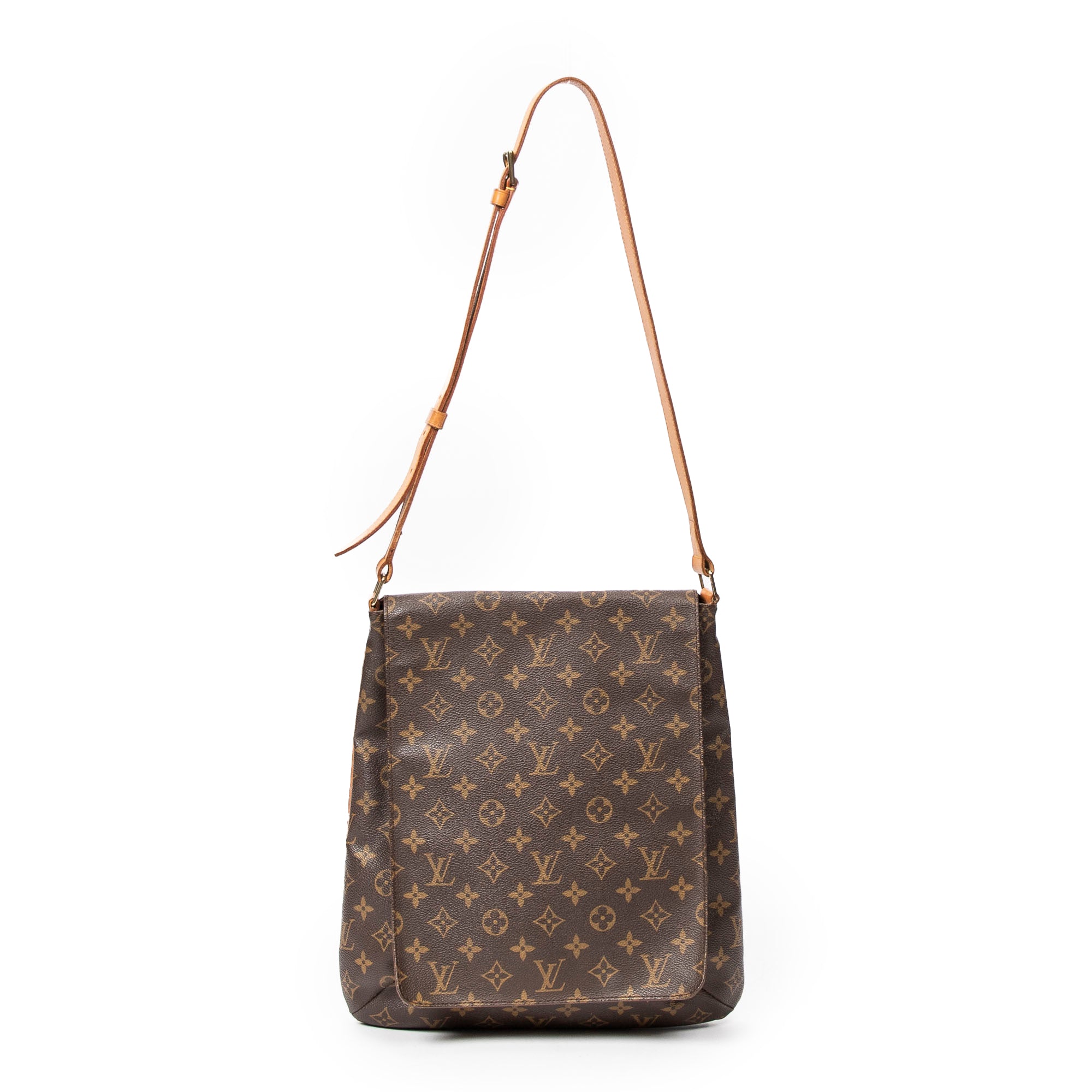 Shoulder Bag Musette Brown Monogram Canvas