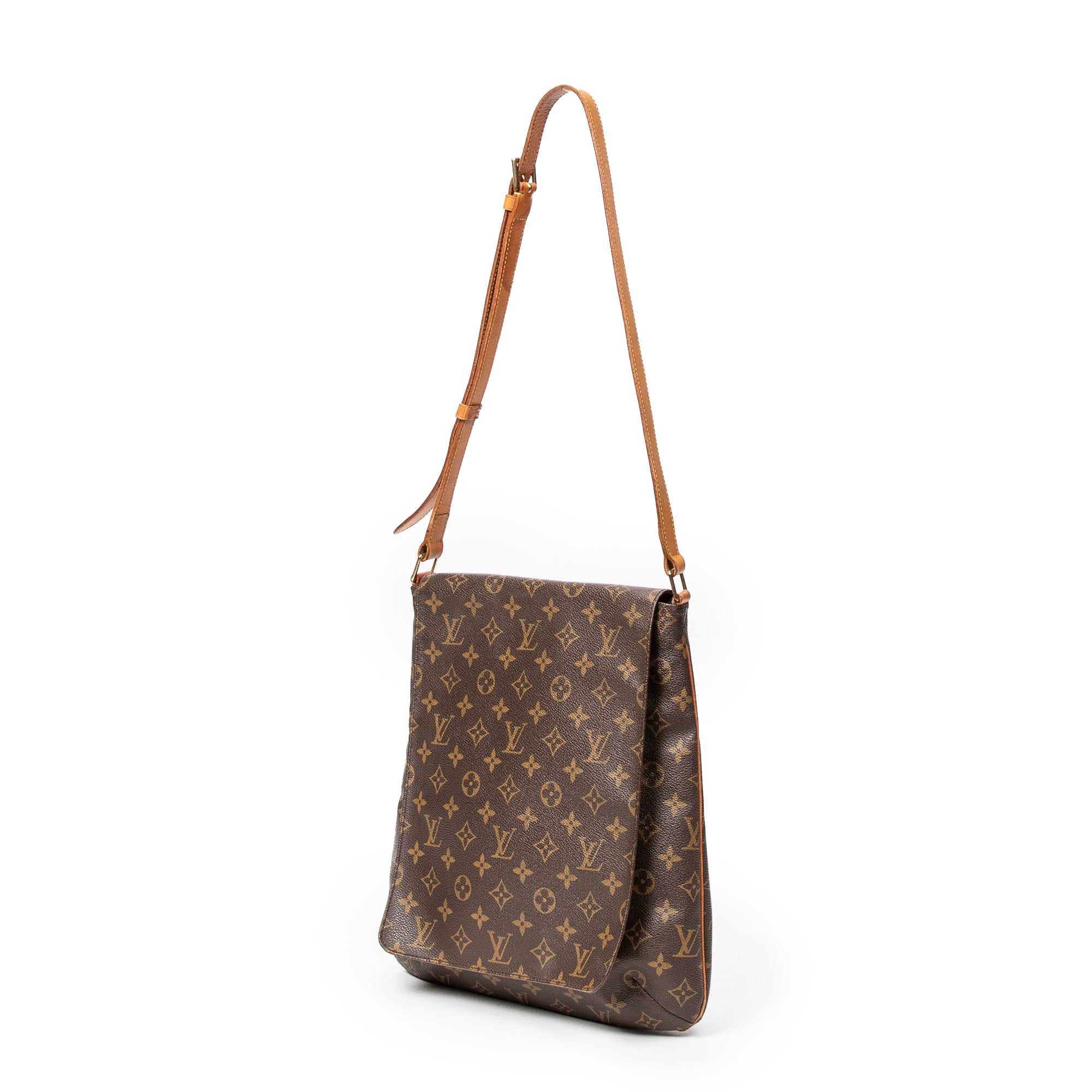 Shoulder Bag Musette Brown Monogram Canvas