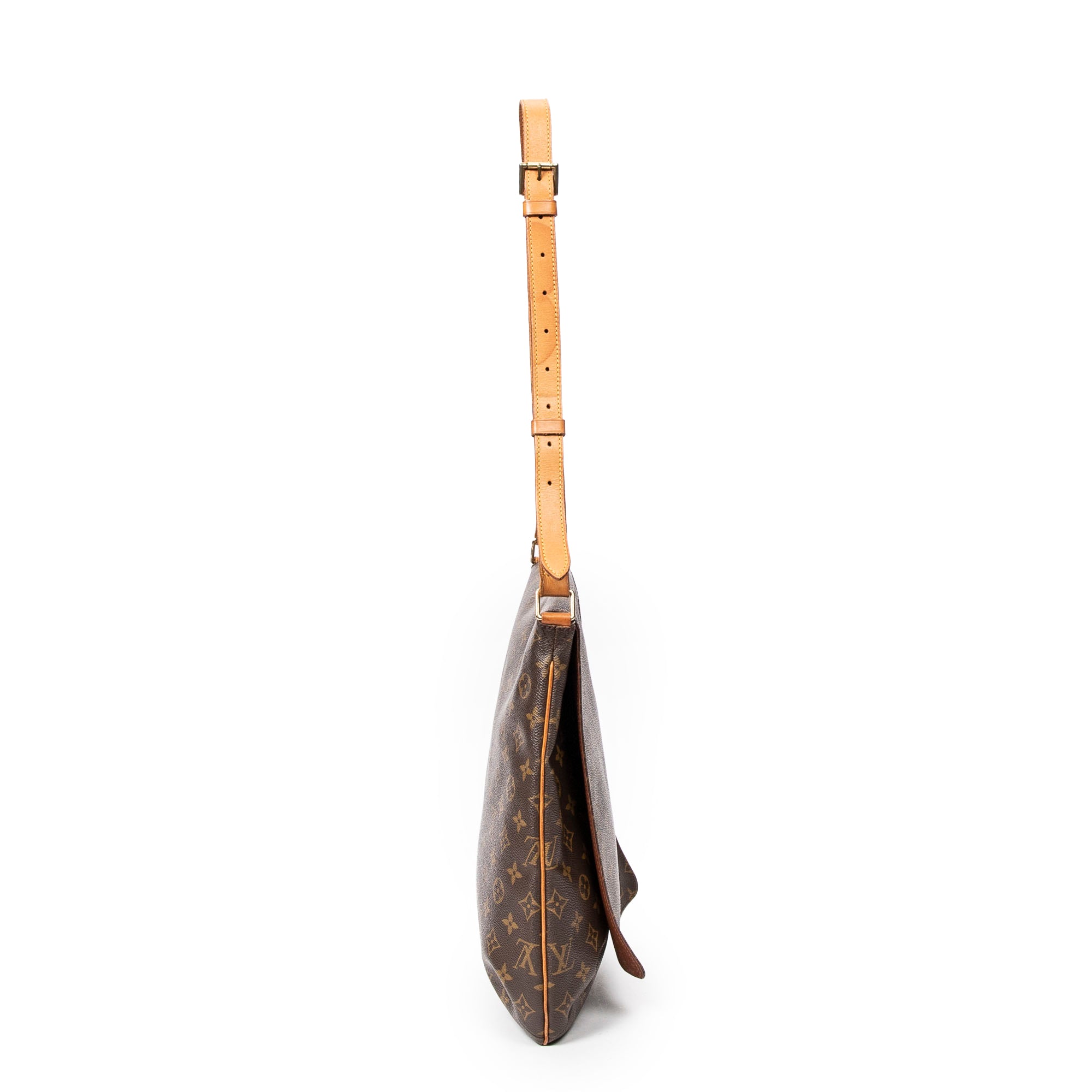 Shoulder Bag Musette Brown Monogram Canvas
