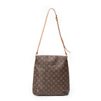 Shoulder Bag Musette Brown Monogram Canvas