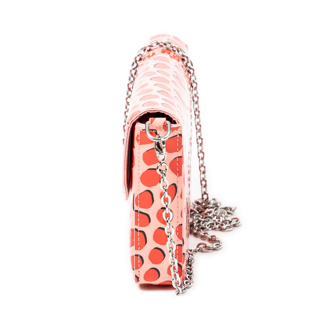 Shoulder Bag Ltd. Ed. Yayoi Kusama Jungle Dots Pochette Felicie Pink Monogram Vernis Jungle Dots