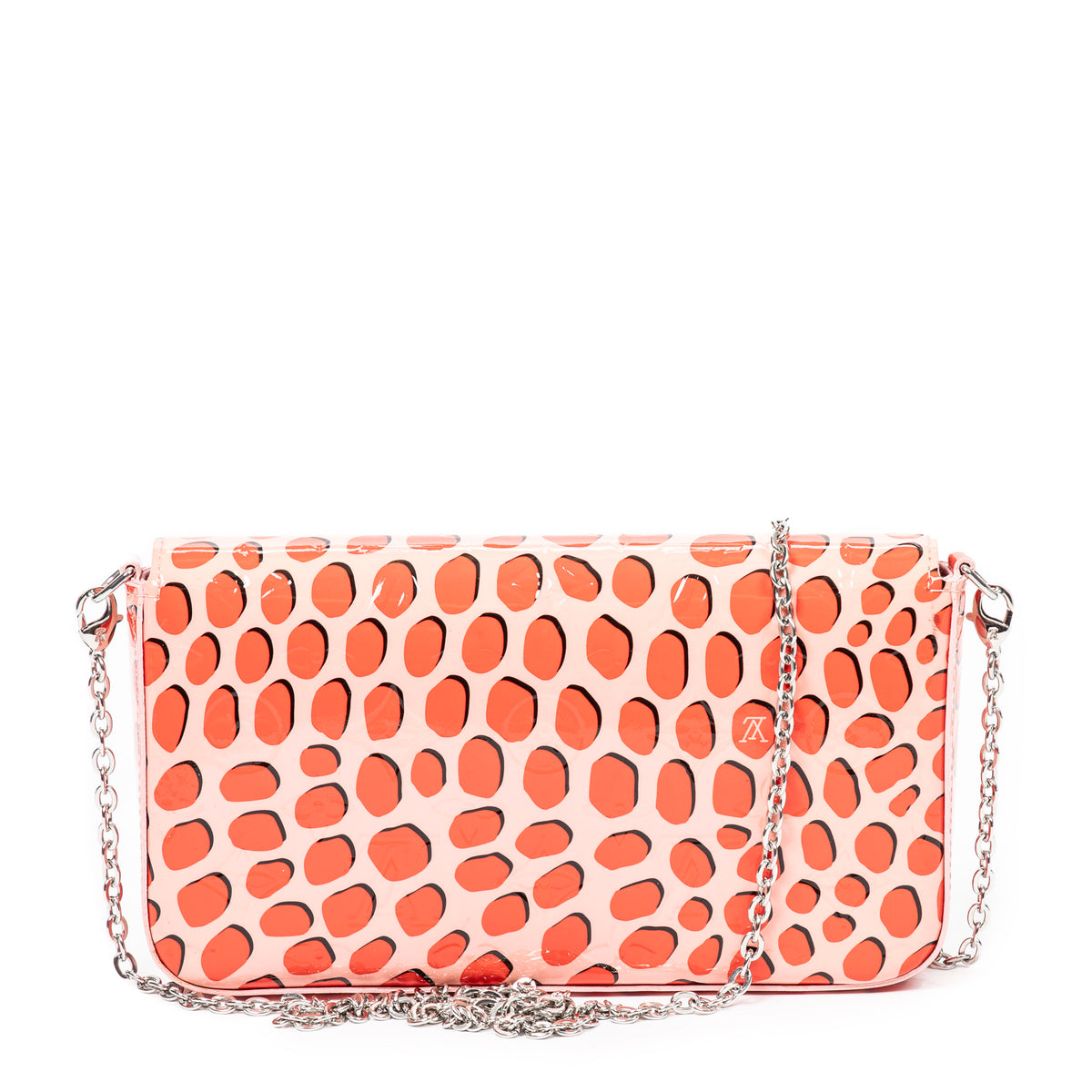 Shoulder Bag Ltd. Ed. Yayoi Kusama Jungle Dots Pochette Felicie Pink Monogram Vernis Jungle Dots