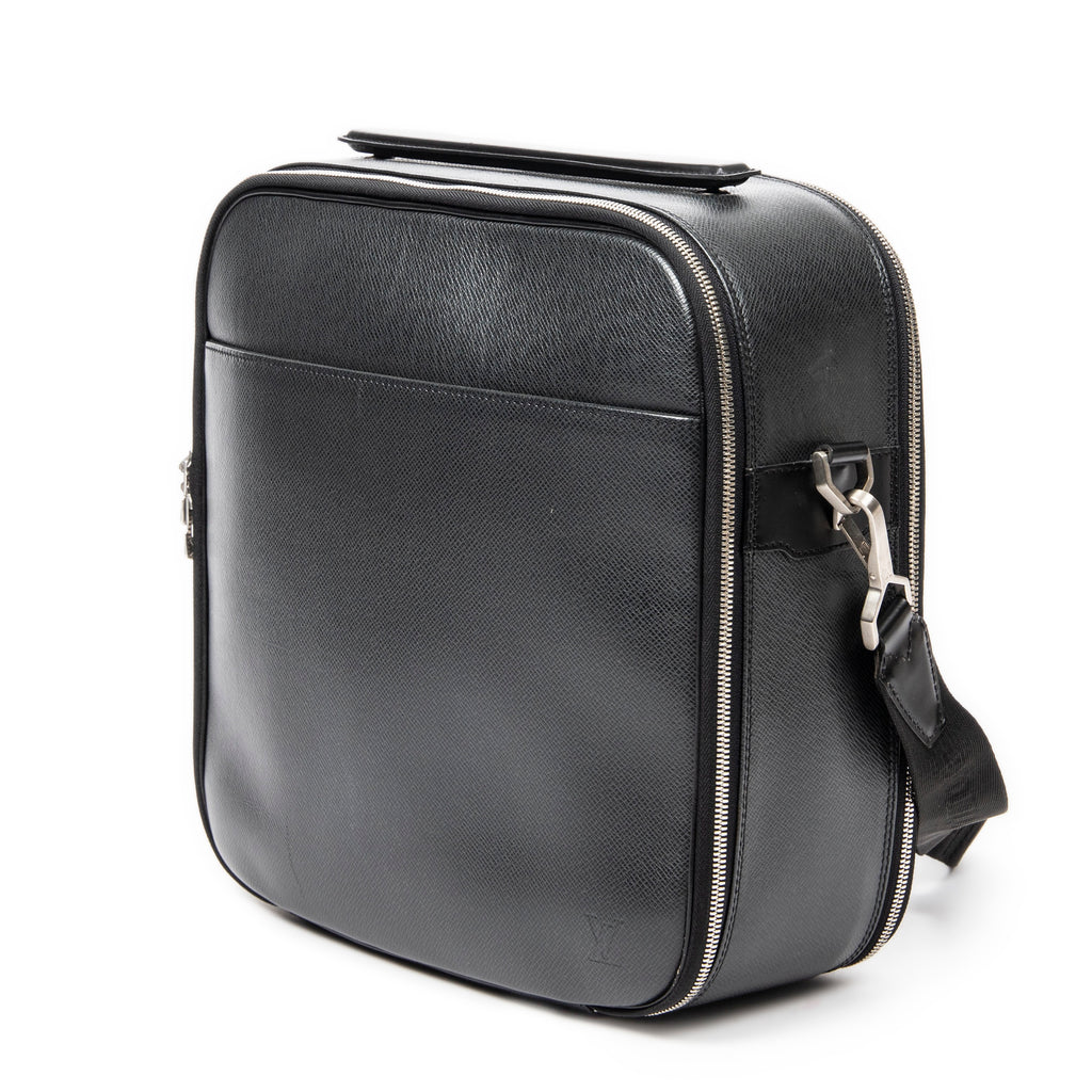 Handbag Odessa Laptop Bag Black Taiga Leather