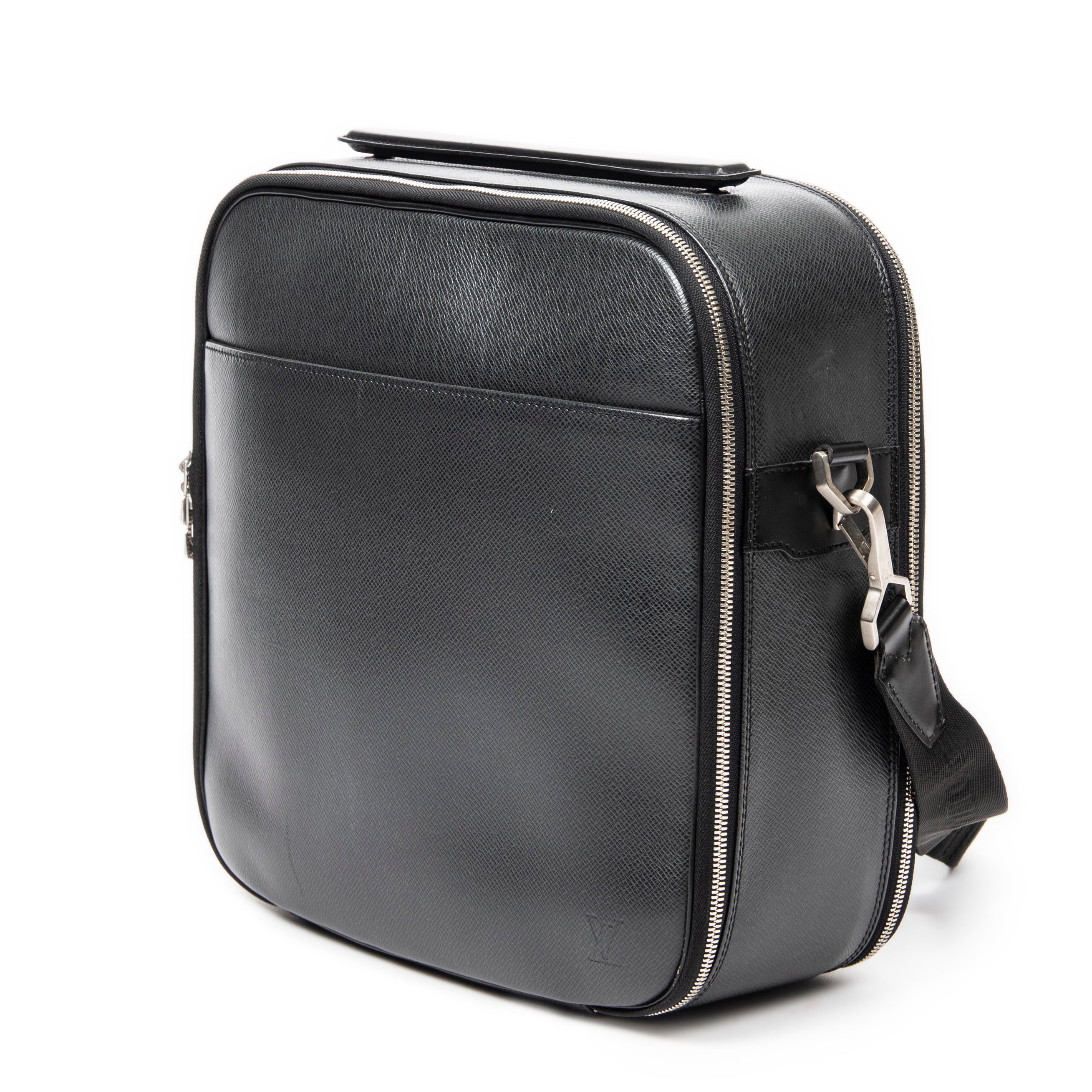 Handbag Odessa Laptop Bag Black Taiga Leather