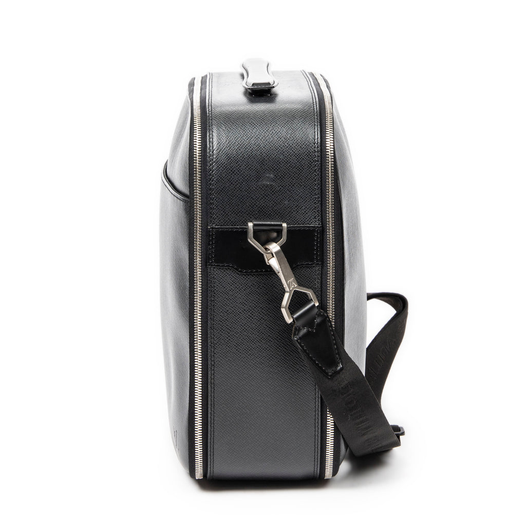 Handbag Odessa Laptop Bag Black Taiga Leather
