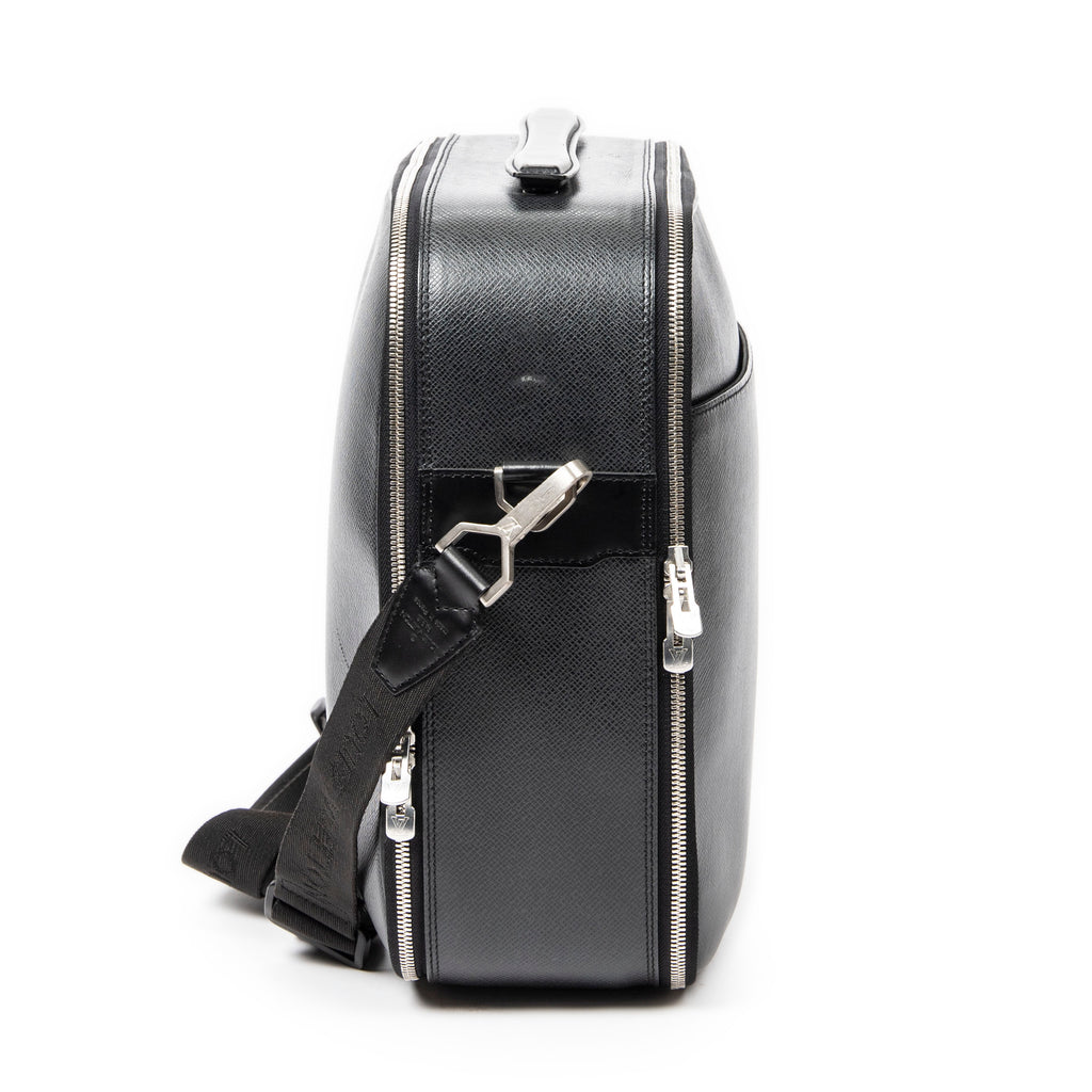 Handbag Odessa Laptop Bag Black Taiga Leather