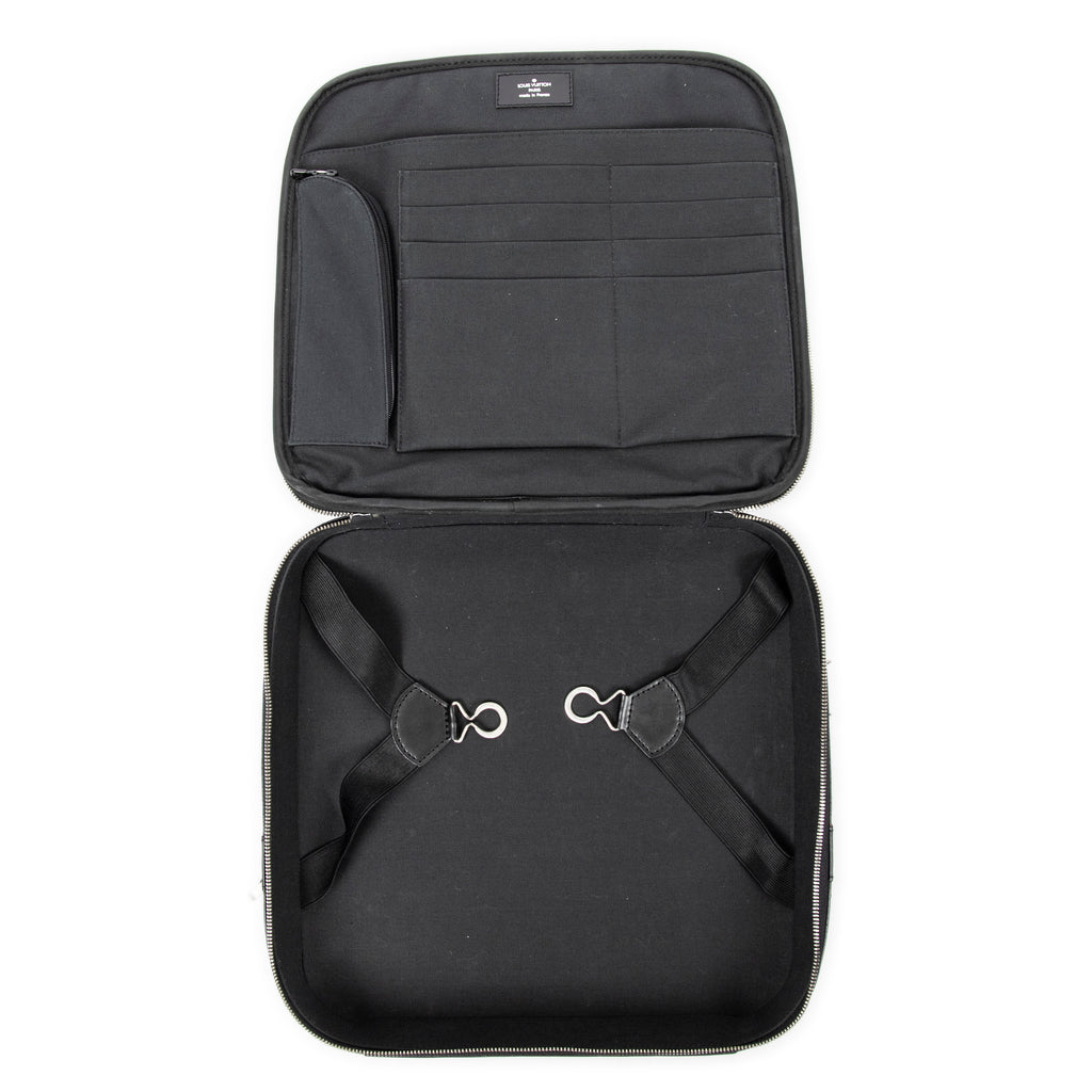Handbag Odessa Laptop Bag Black Taiga Leather
