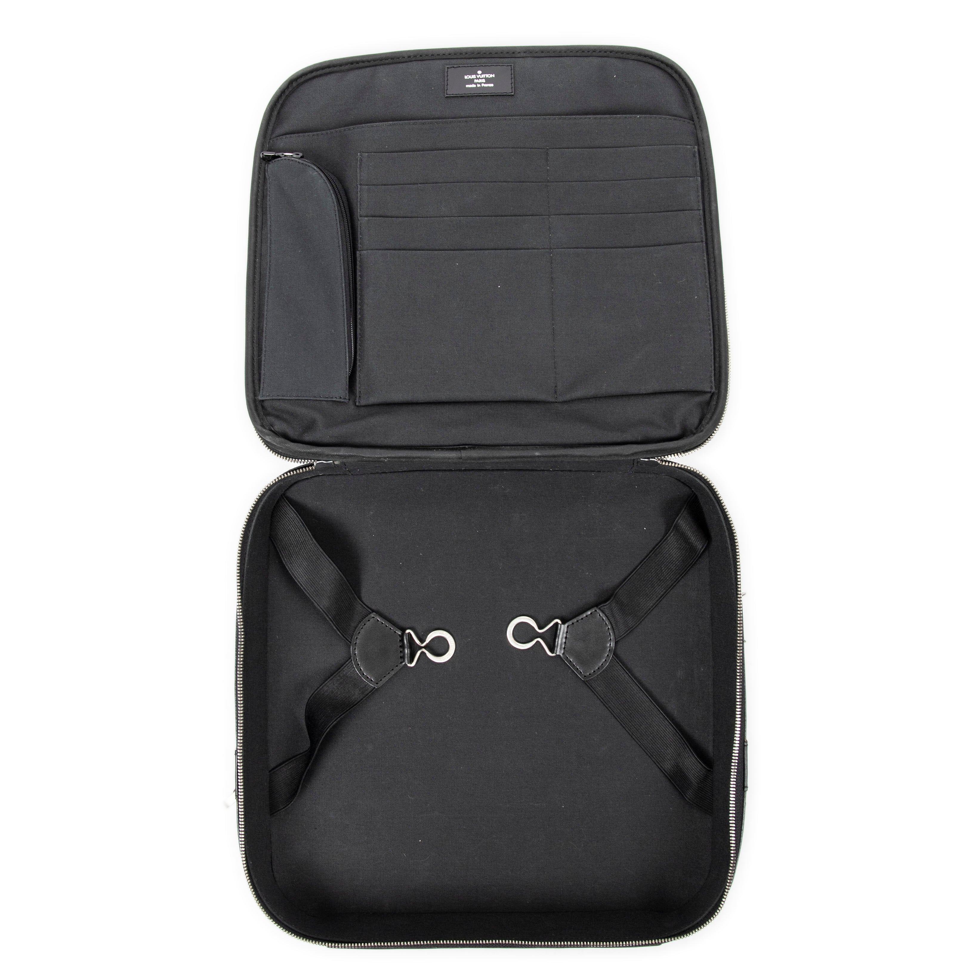 Handbag Odessa Laptop Bag Black Taiga Leather
