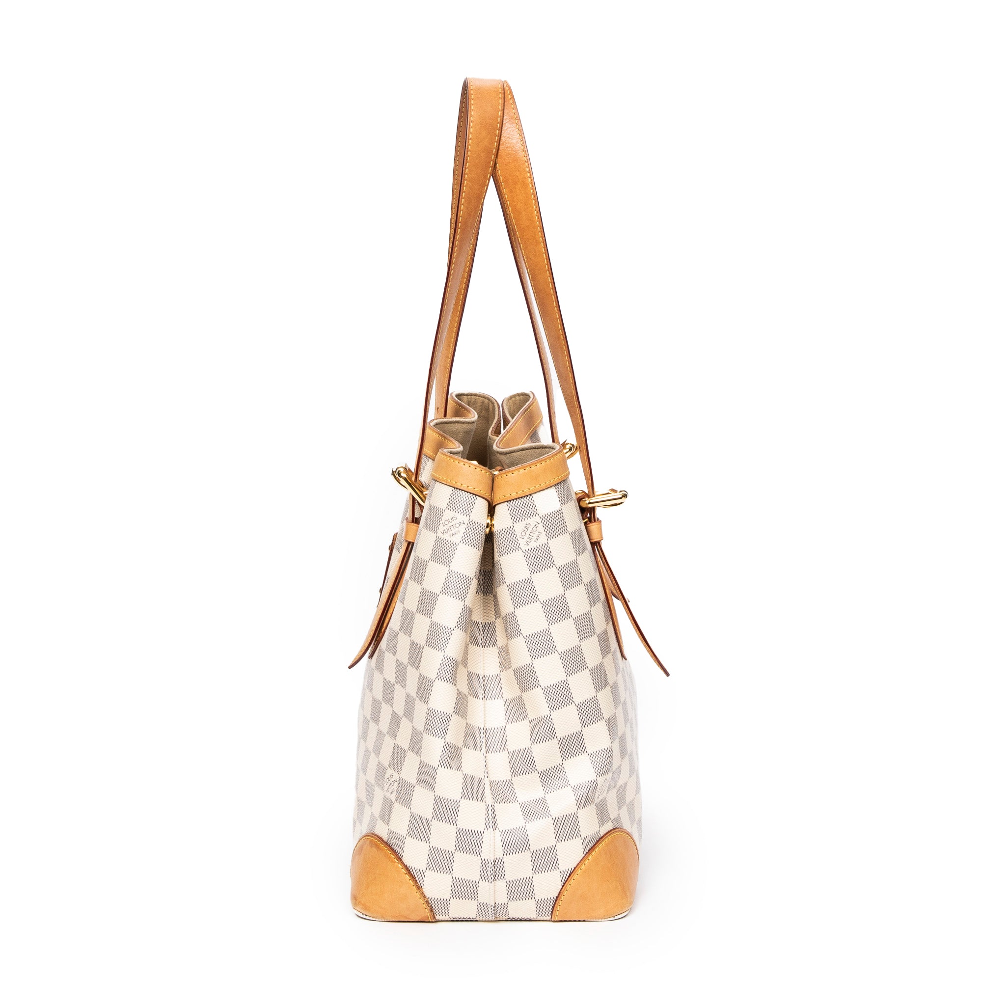Shoulder Bag Hampstead MM Ivory Damier Azur