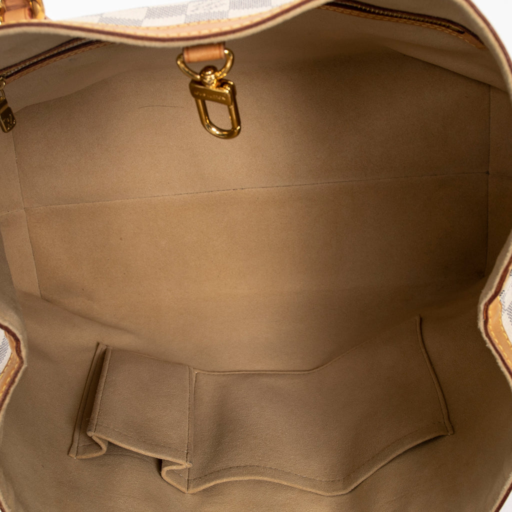 Shoulder Bag Hampstead MM Ivory Damier Azur