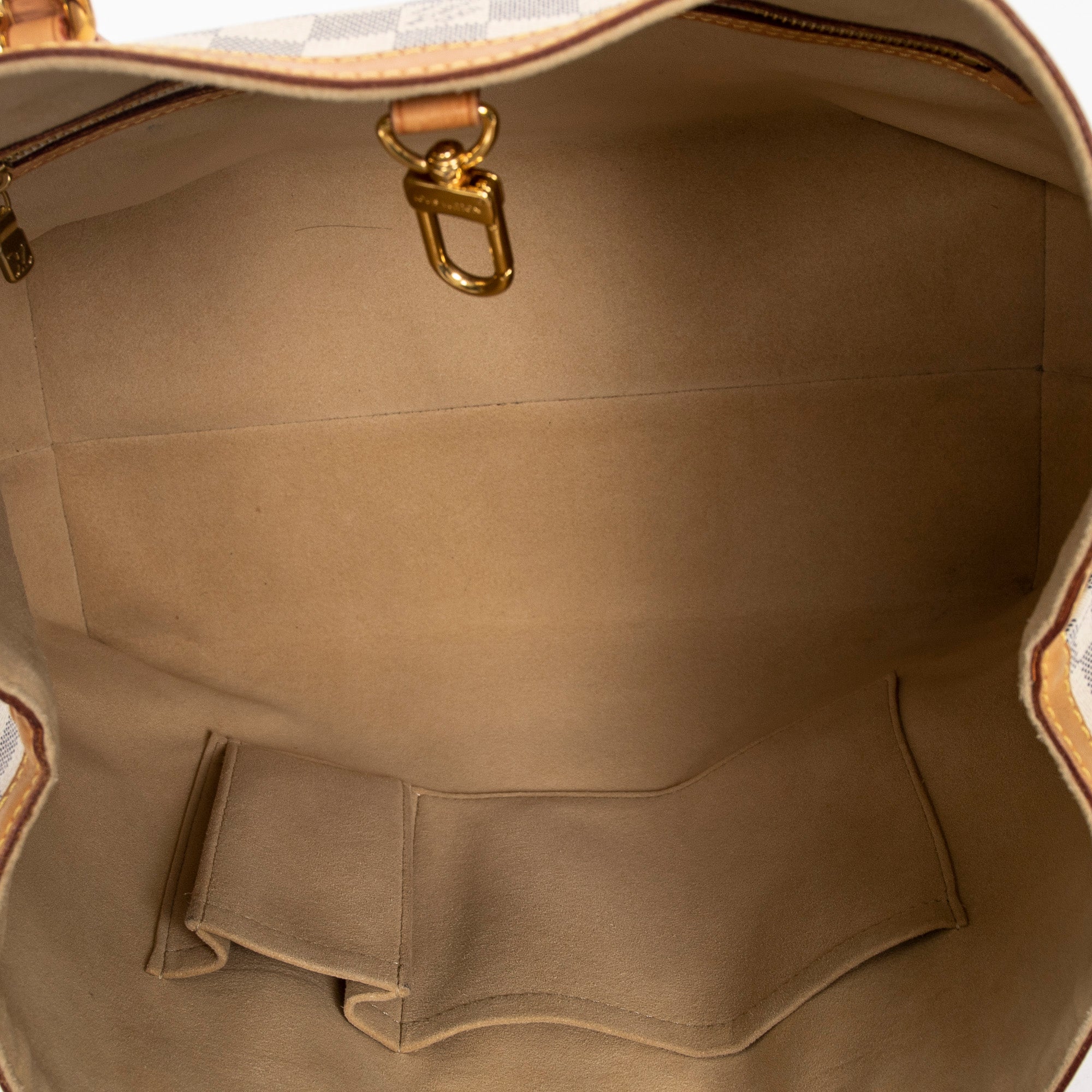 Shoulder Bag Hampstead MM Ivory Damier Azur