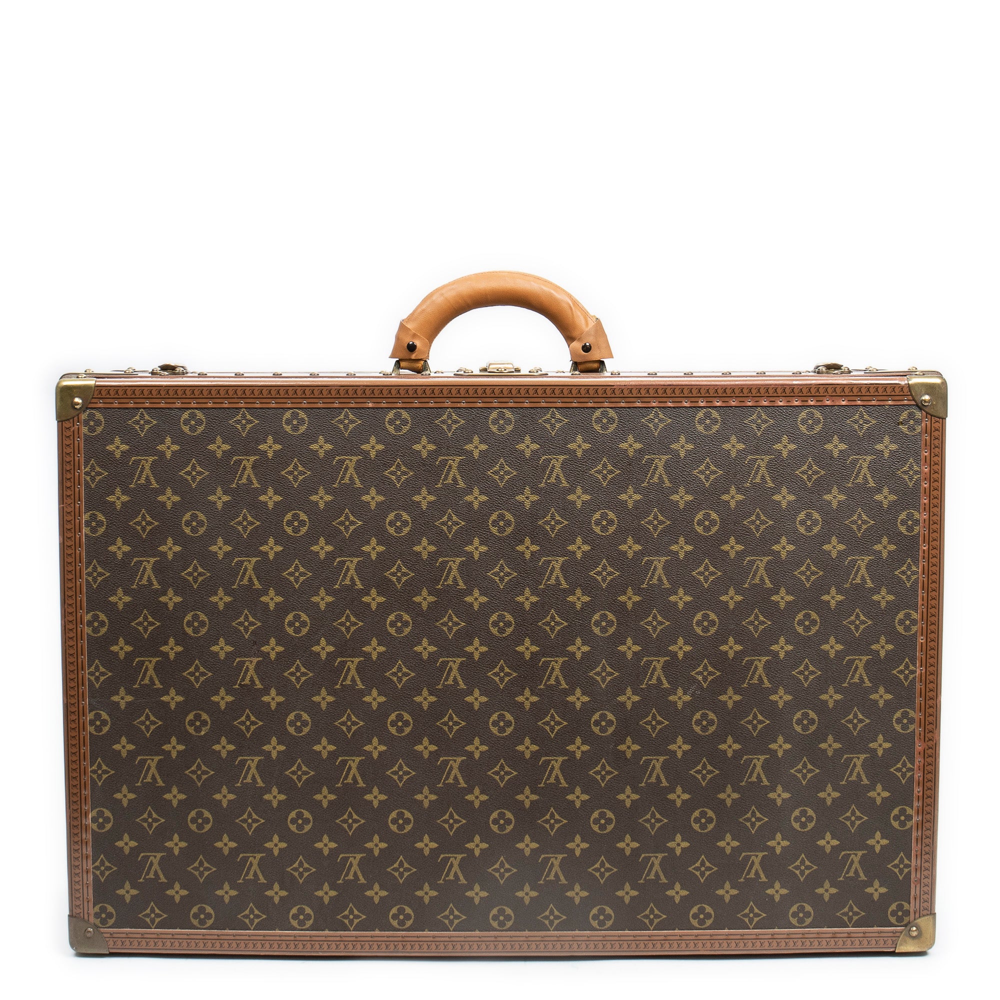 Travel Bag Alzer 70 Brown Monogram Canvas