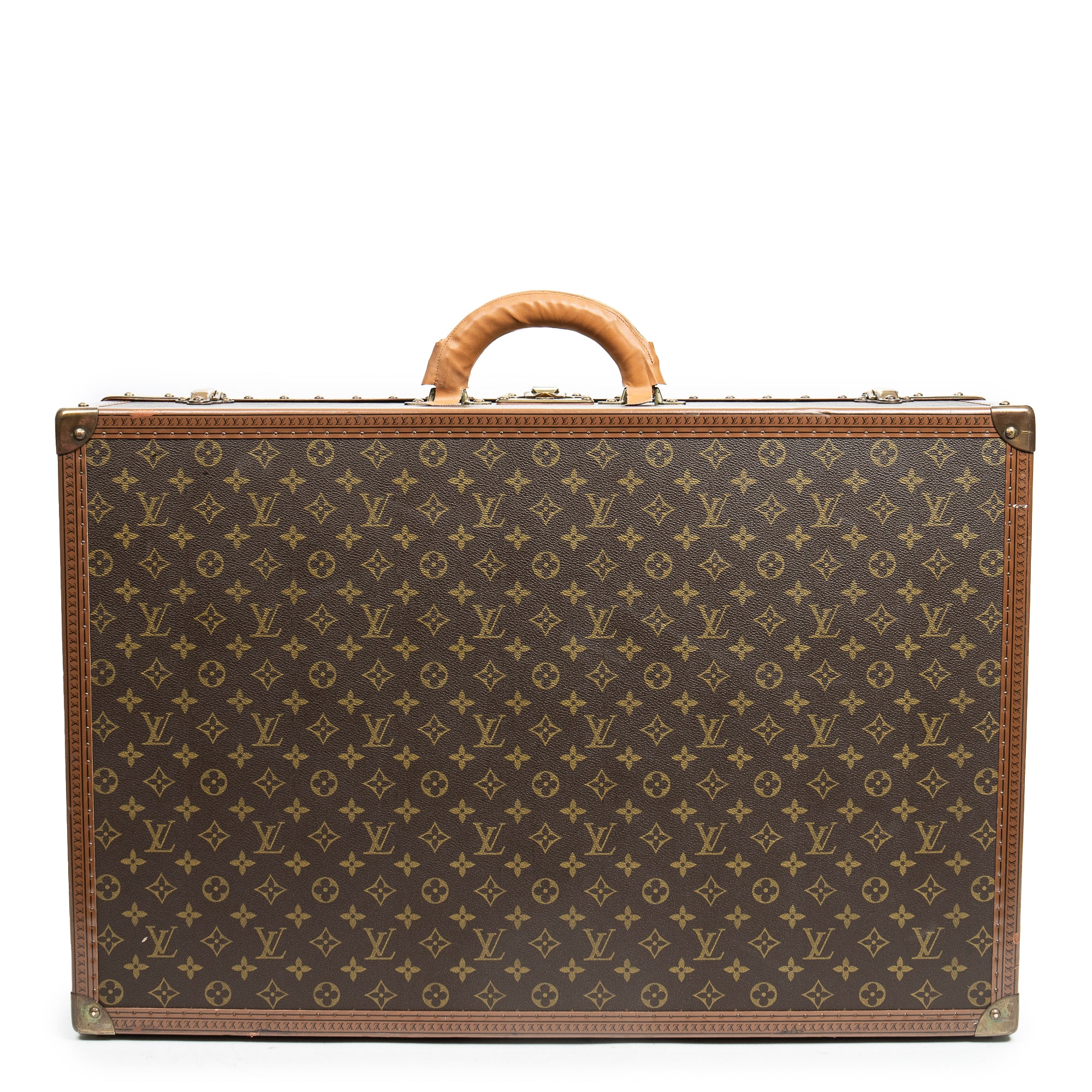 Travel Bag Alzer 70 Brown Monogram Canvas