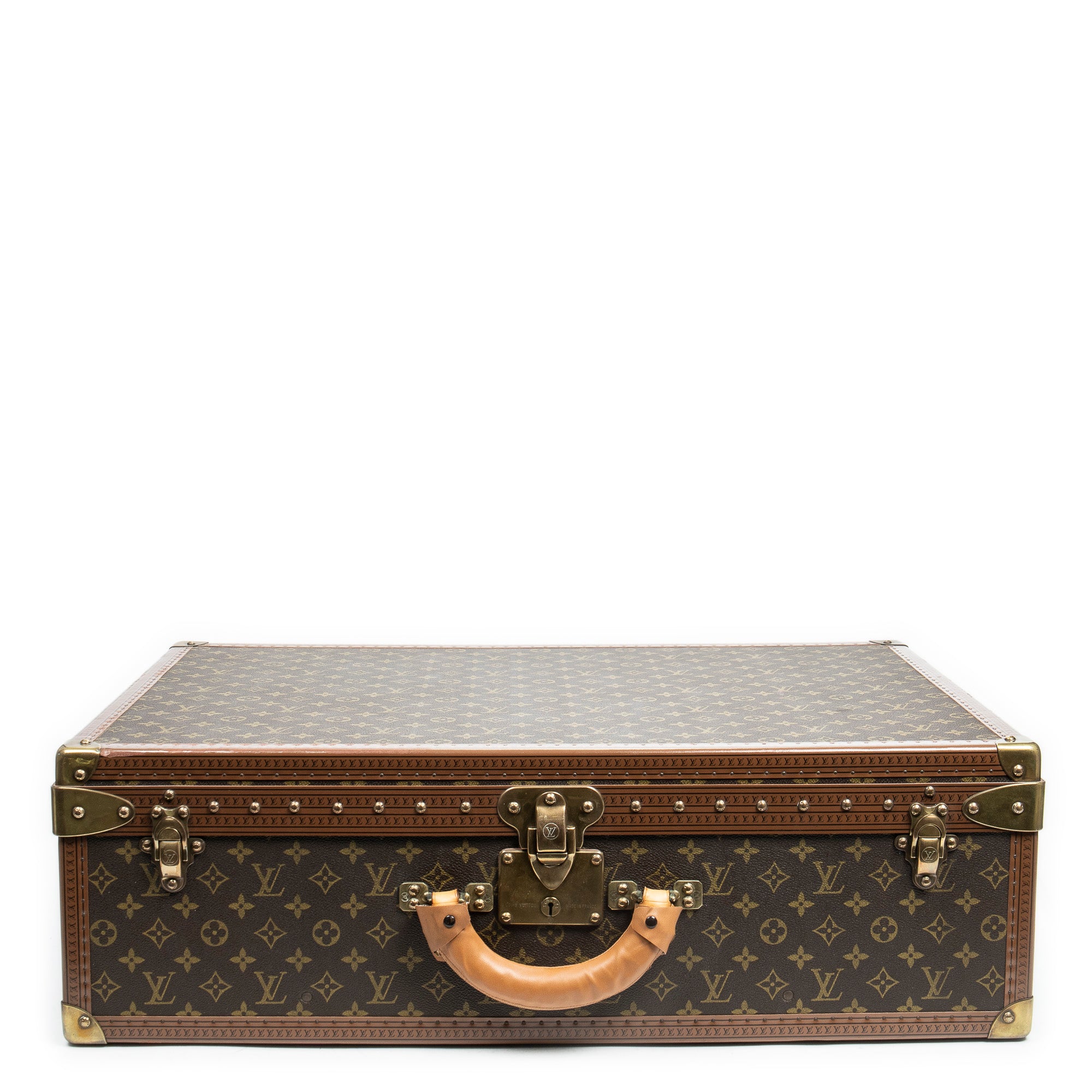 Travel Bag Alzer 70 Brown Monogram Canvas