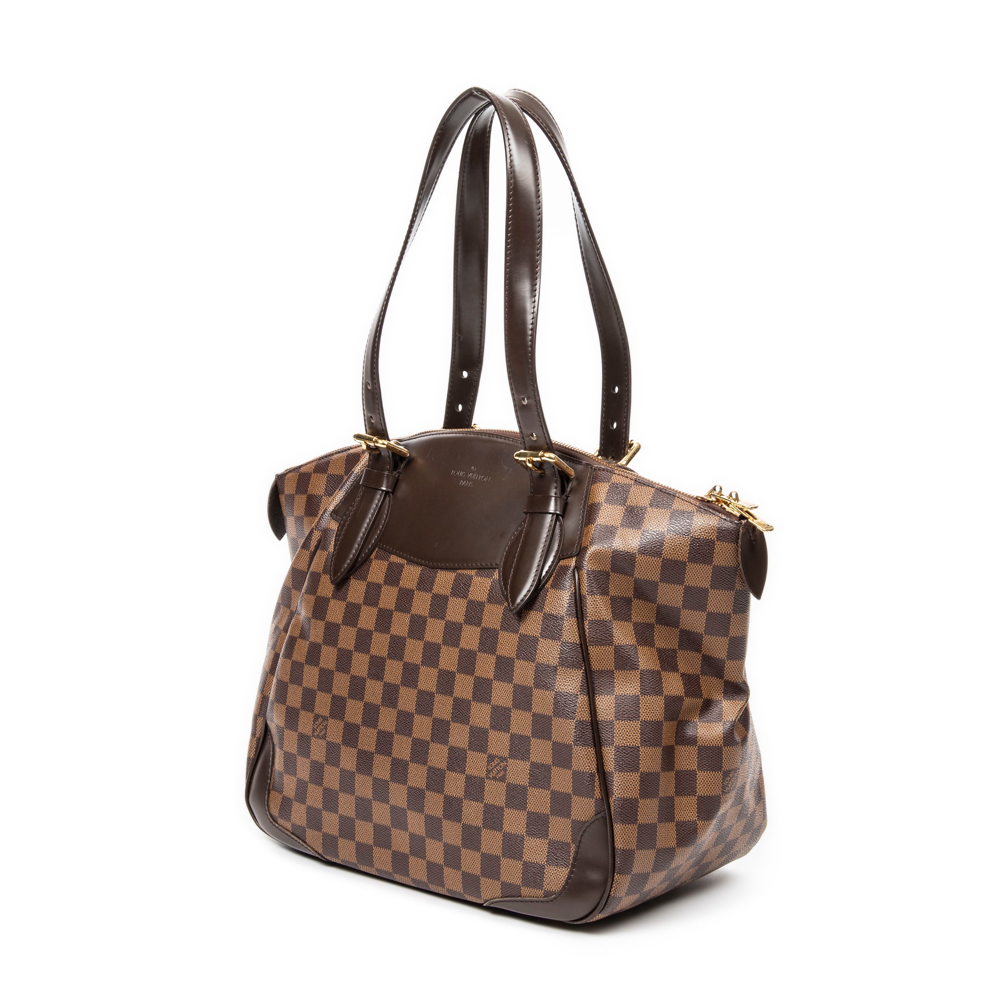 Shoulder Bag Verona GM Brown Damier Ebene