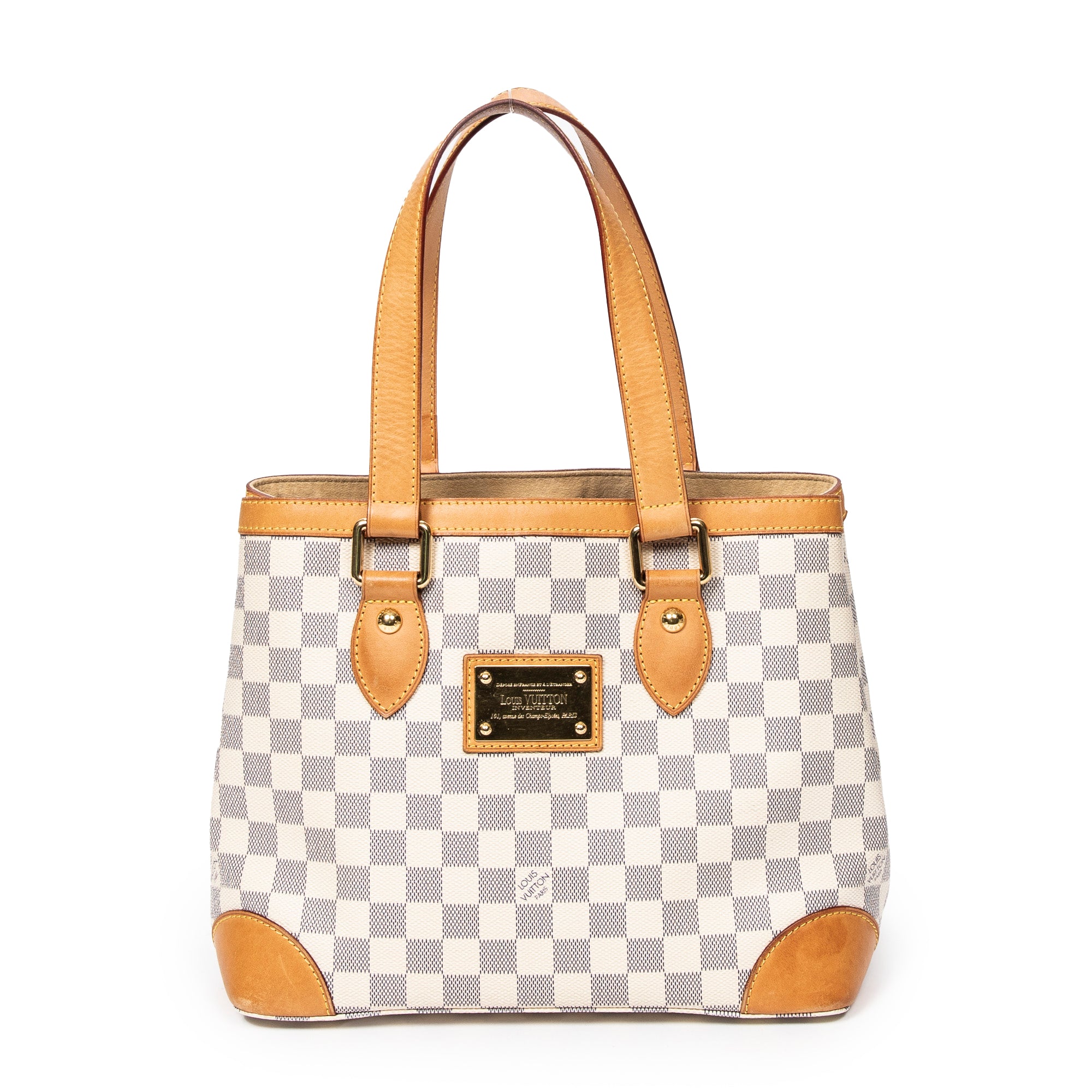Shoulder Bag Hampstead PM Ivory Damier Azur