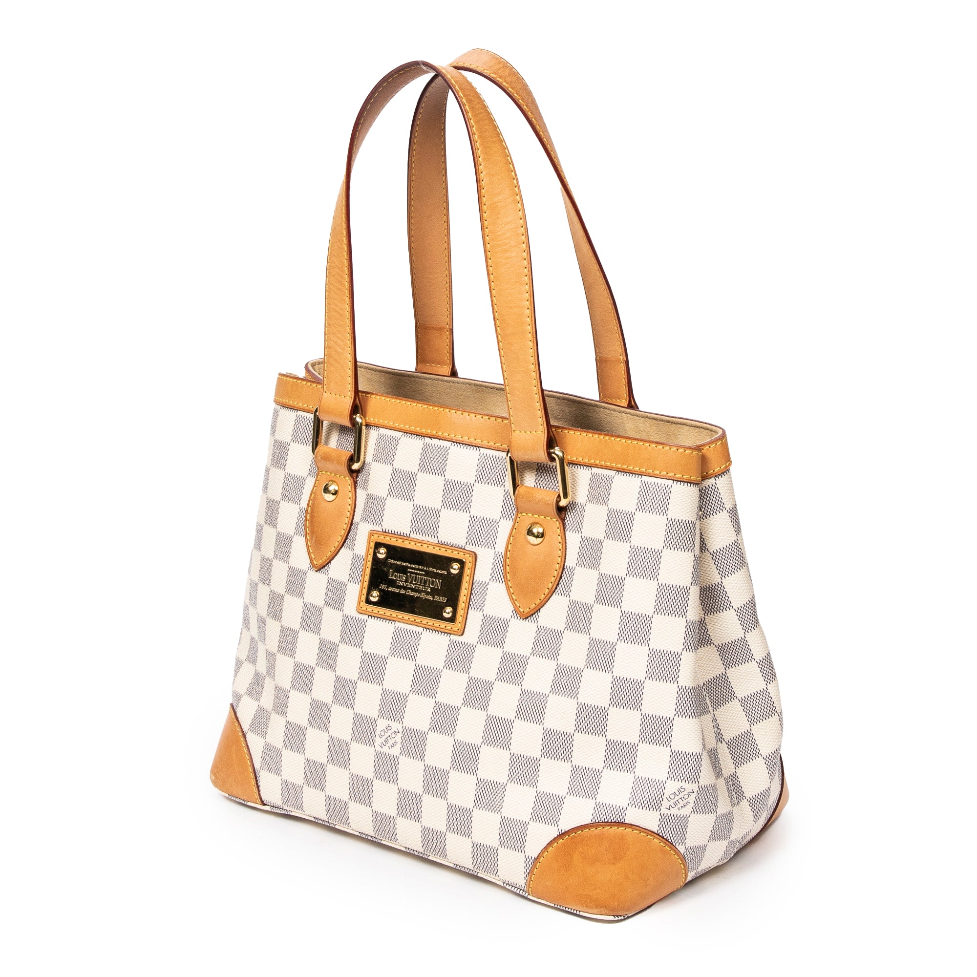 Shoulder Bag Hampstead PM Ivory Damier Azur