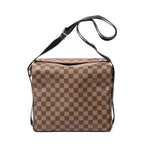 Shoulder Bag Naviglio Brown Damier Ebene