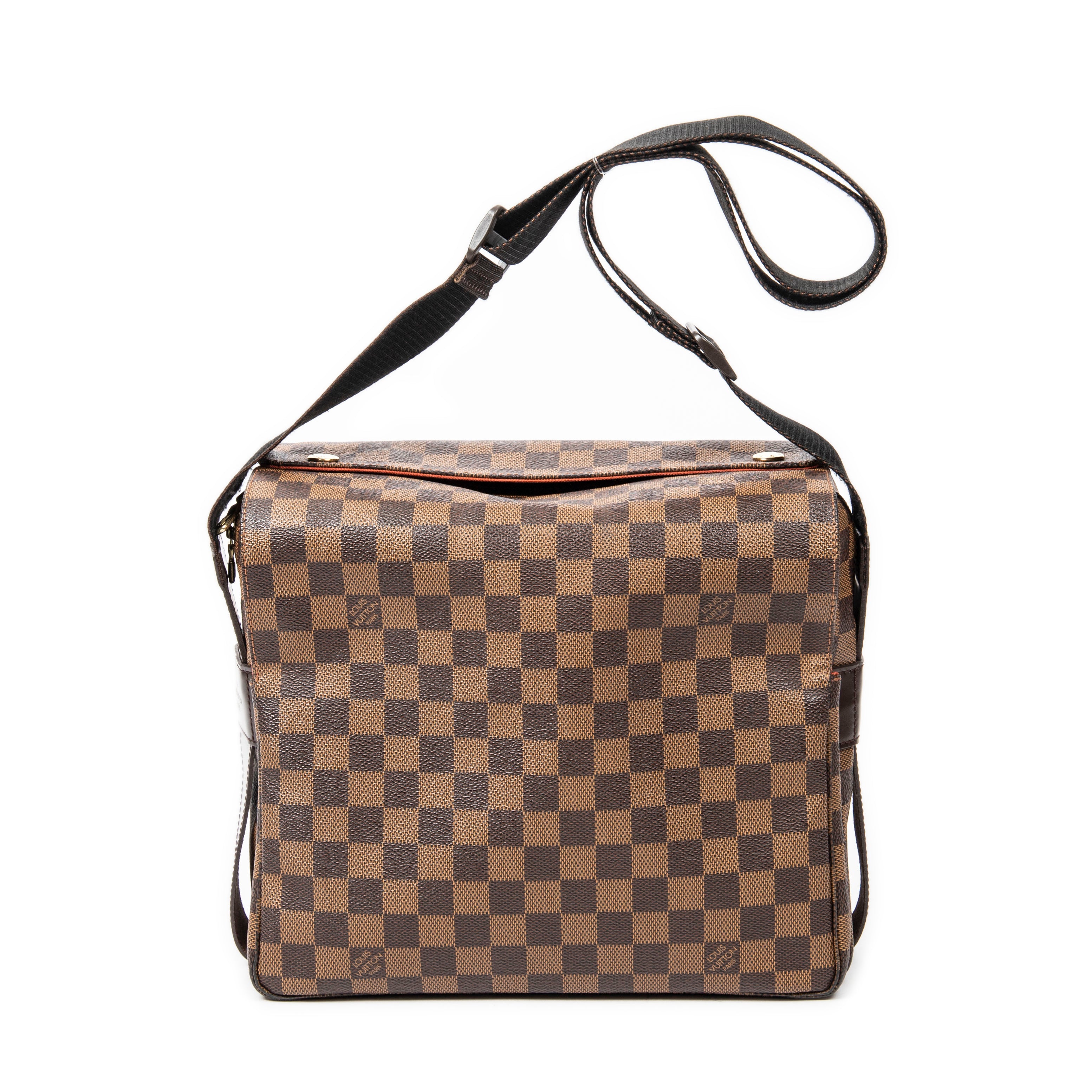 Shoulder Bag Naviglio Brown Damier Ebene