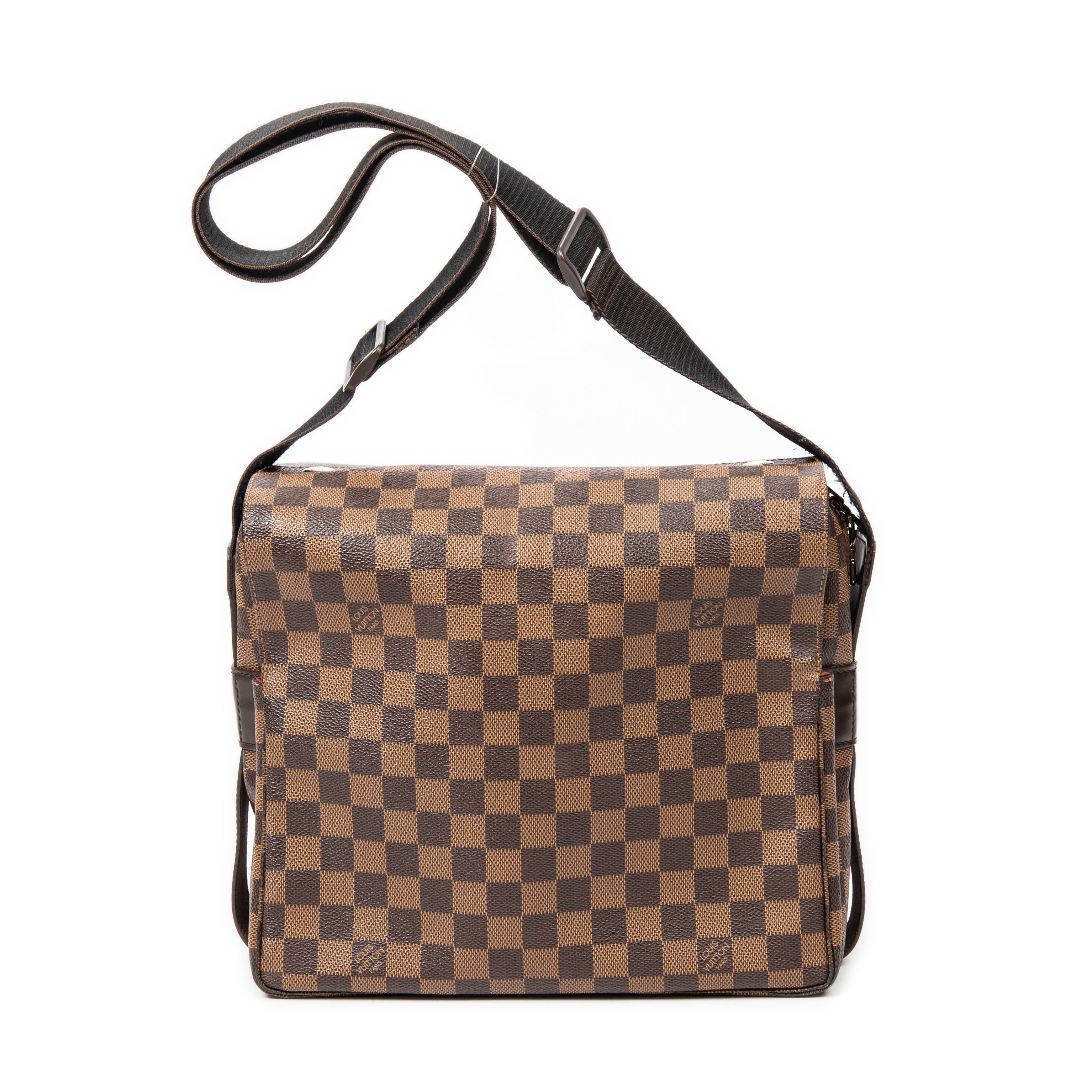 Shoulder Bag Naviglio Brown Damier Ebene