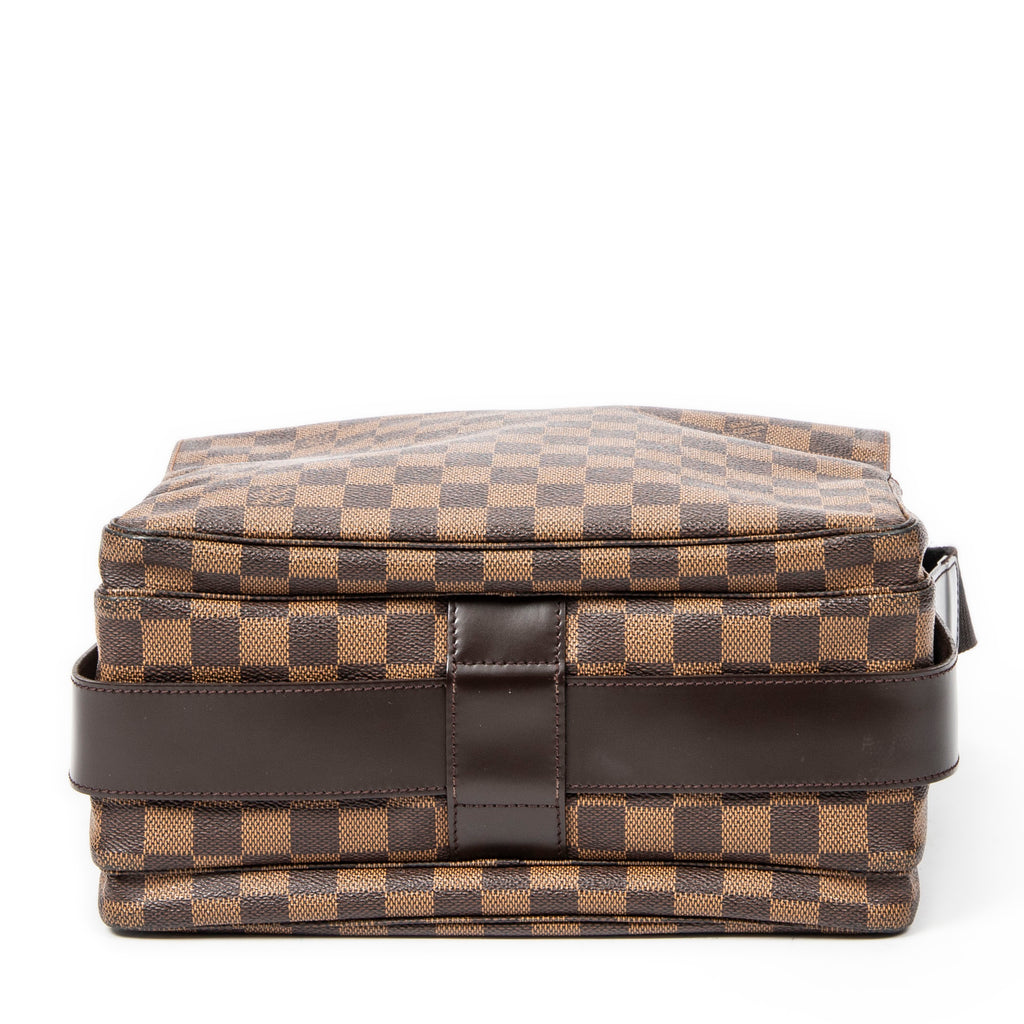 Shoulder Bag Naviglio Brown Damier Ebene