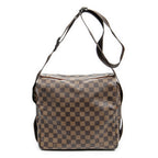 Shoulder Bag Naviglio Brown Damier Ebene
