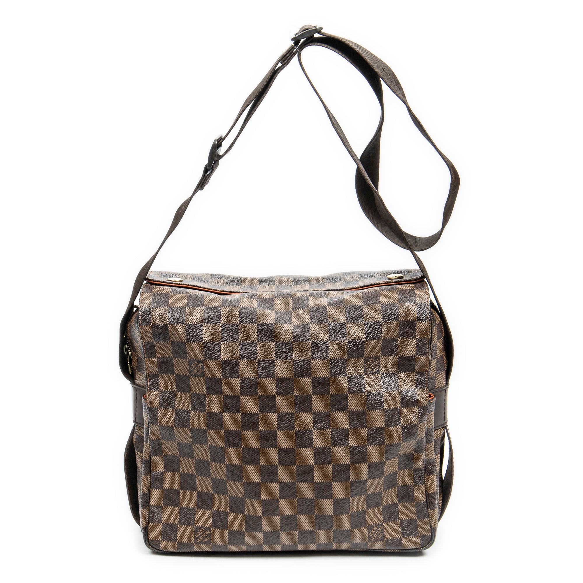 Shoulder Bag Naviglio Brown Damier Ebene