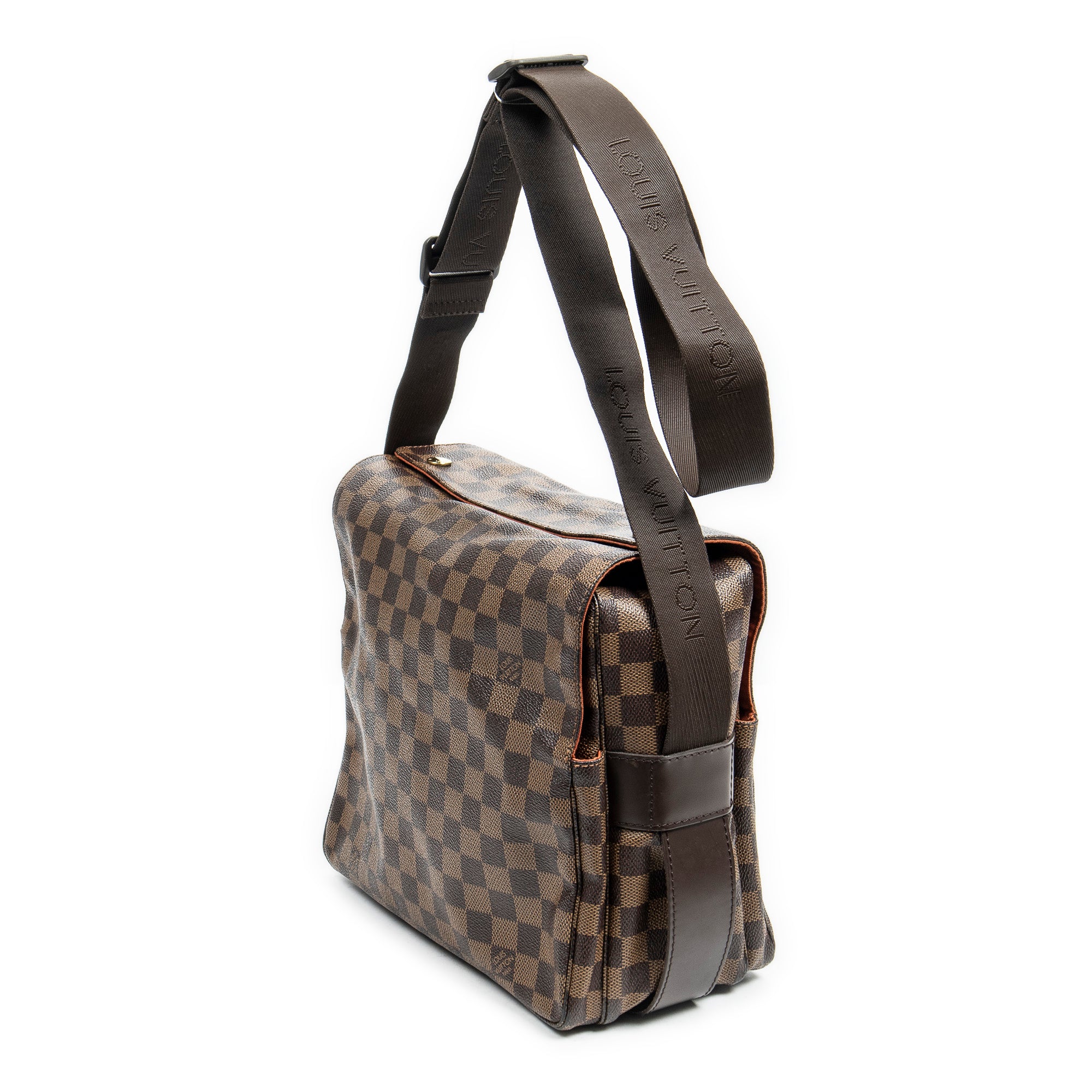 Shoulder Bag Naviglio Brown Damier Ebene