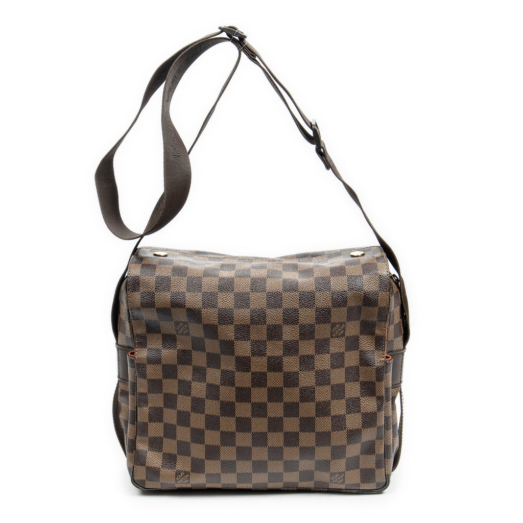 Shoulder Bag Naviglio Brown Damier Ebene