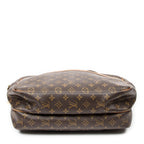 Bandolera Reporter GM de lona Monogram marrón