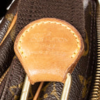 Bandolera Reporter GM de lona Monogram marrón
