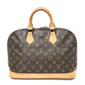 Handbag Alma PM Brown Monogram Canvas