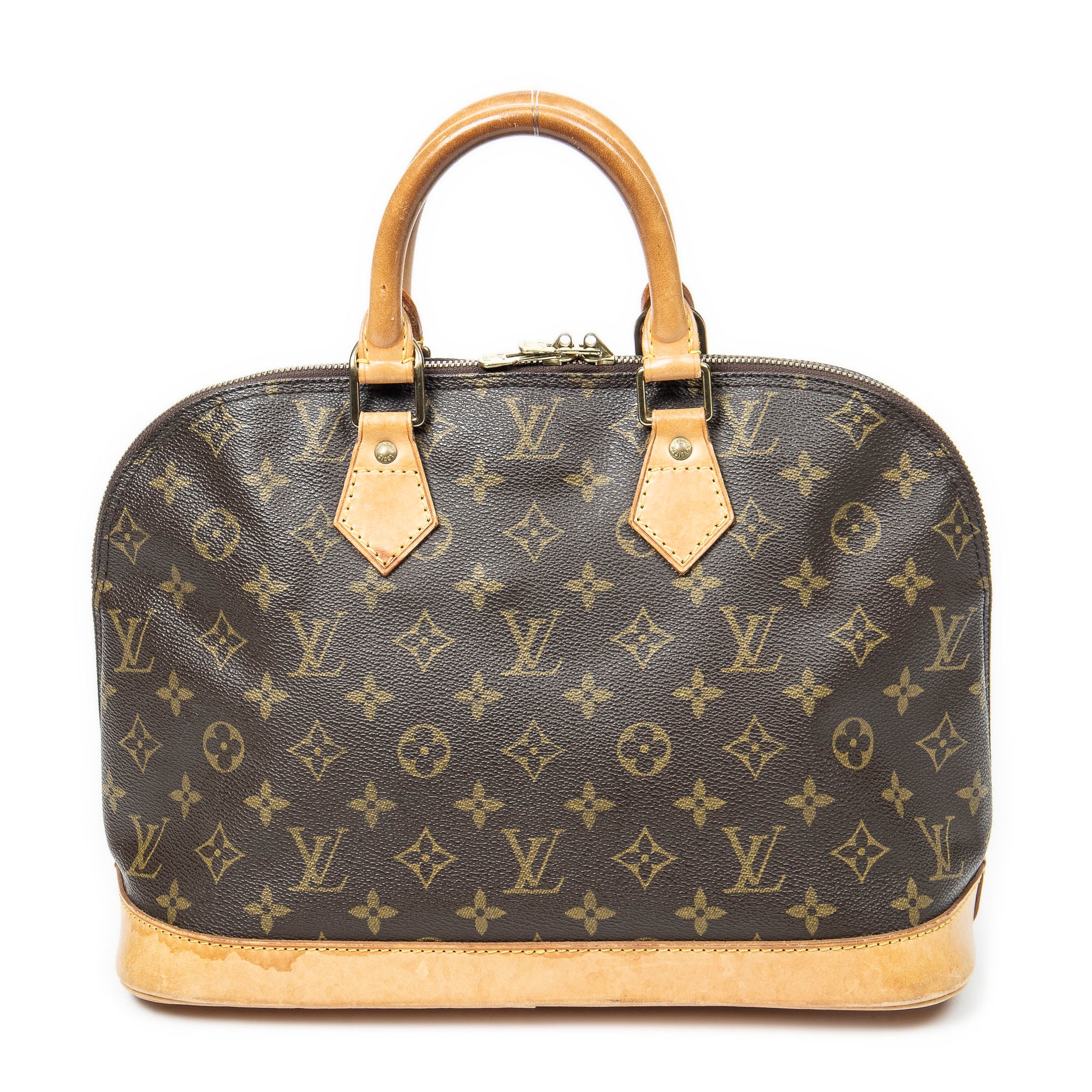 Handbag Alma PM Brown Monogram Canvas