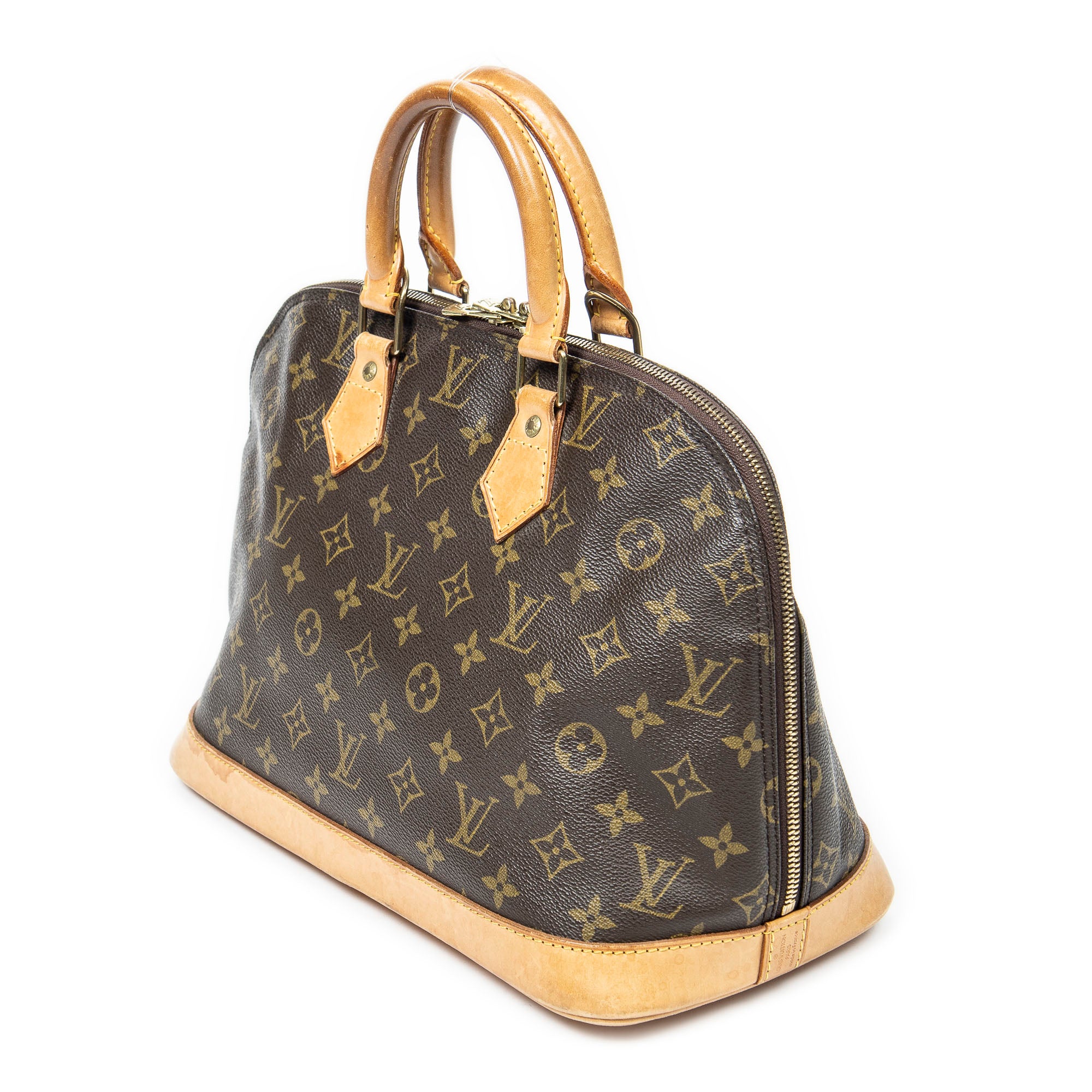 Handbag Alma PM Brown Monogram Canvas