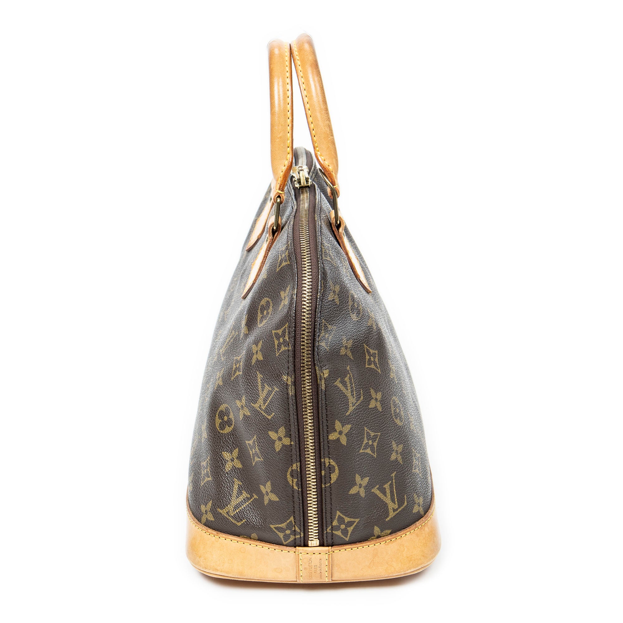 Handbag Alma PM Brown Monogram Canvas