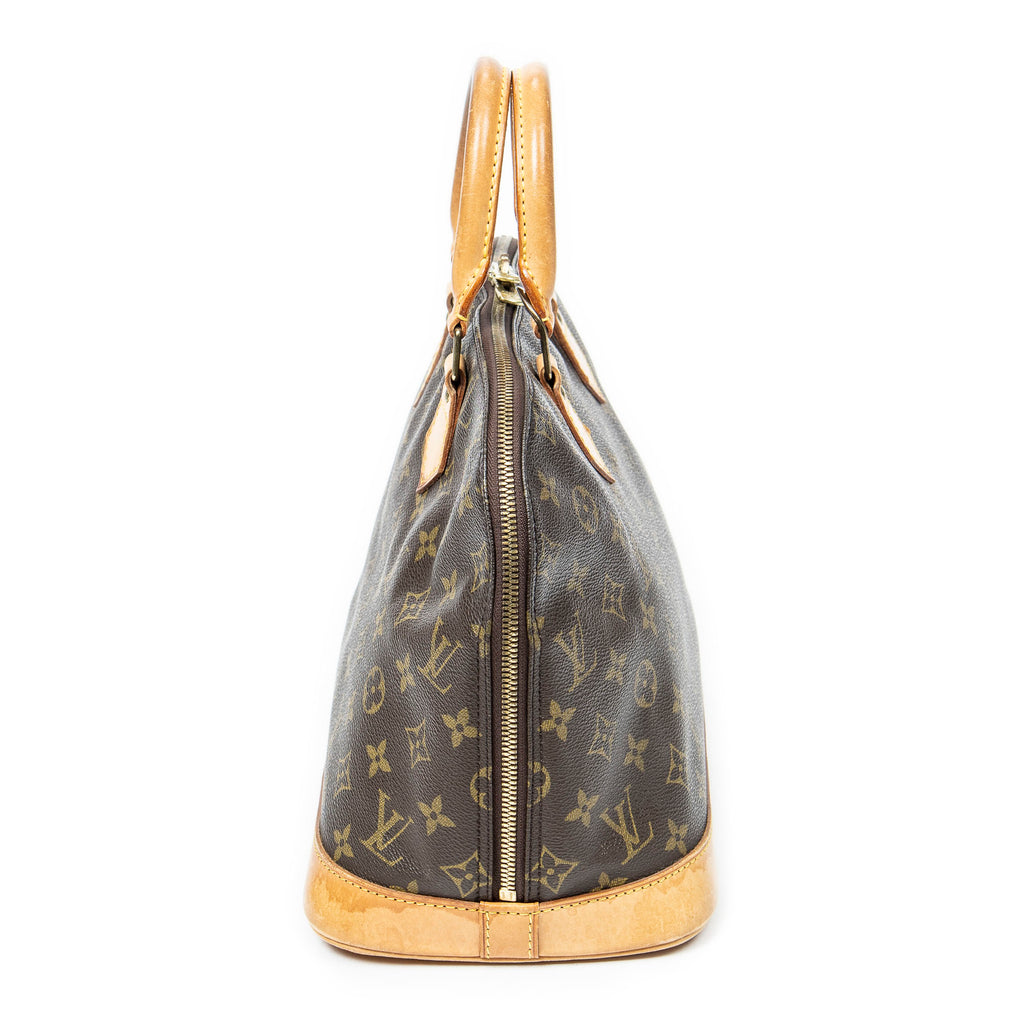 Handbag Alma PM Brown Monogram Canvas