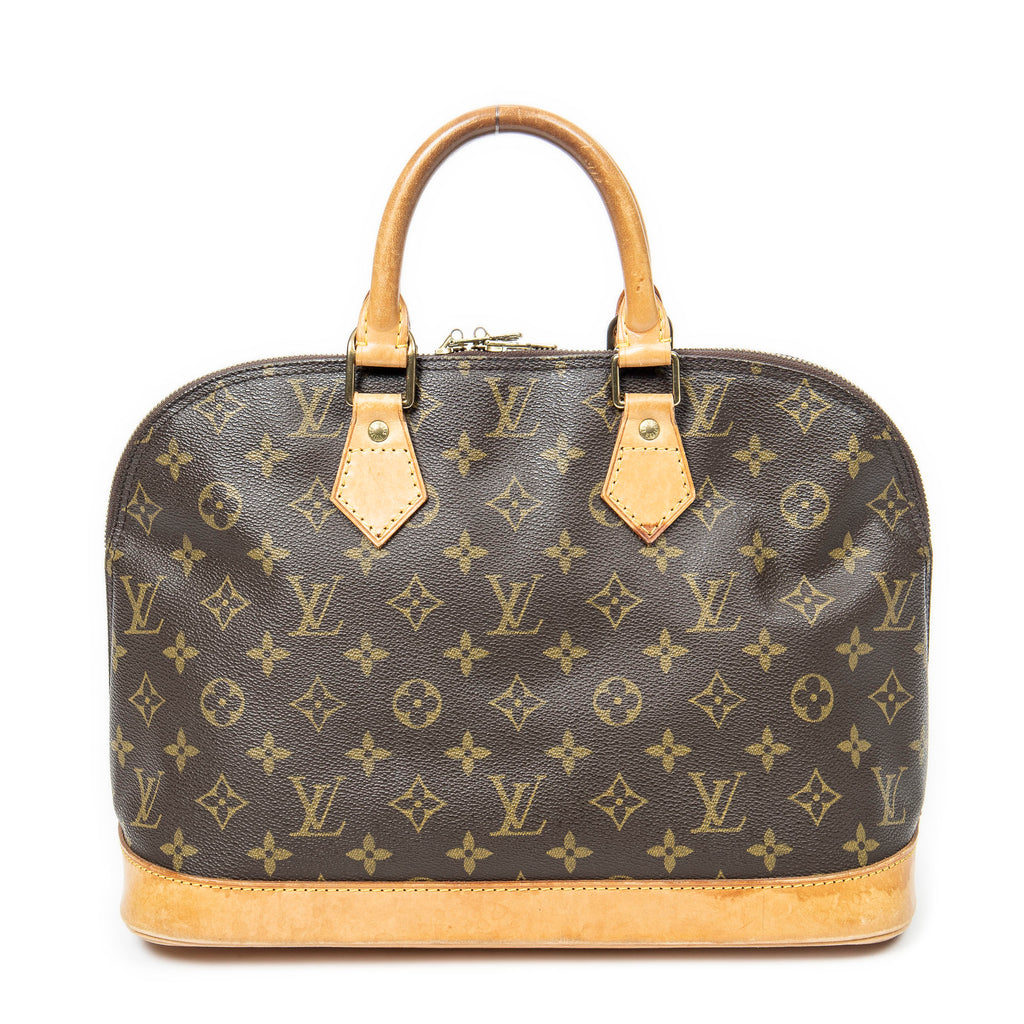 Handbag Alma PM Brown Monogram Canvas