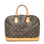 Handbag Alma PM Brown Monogram Canvas