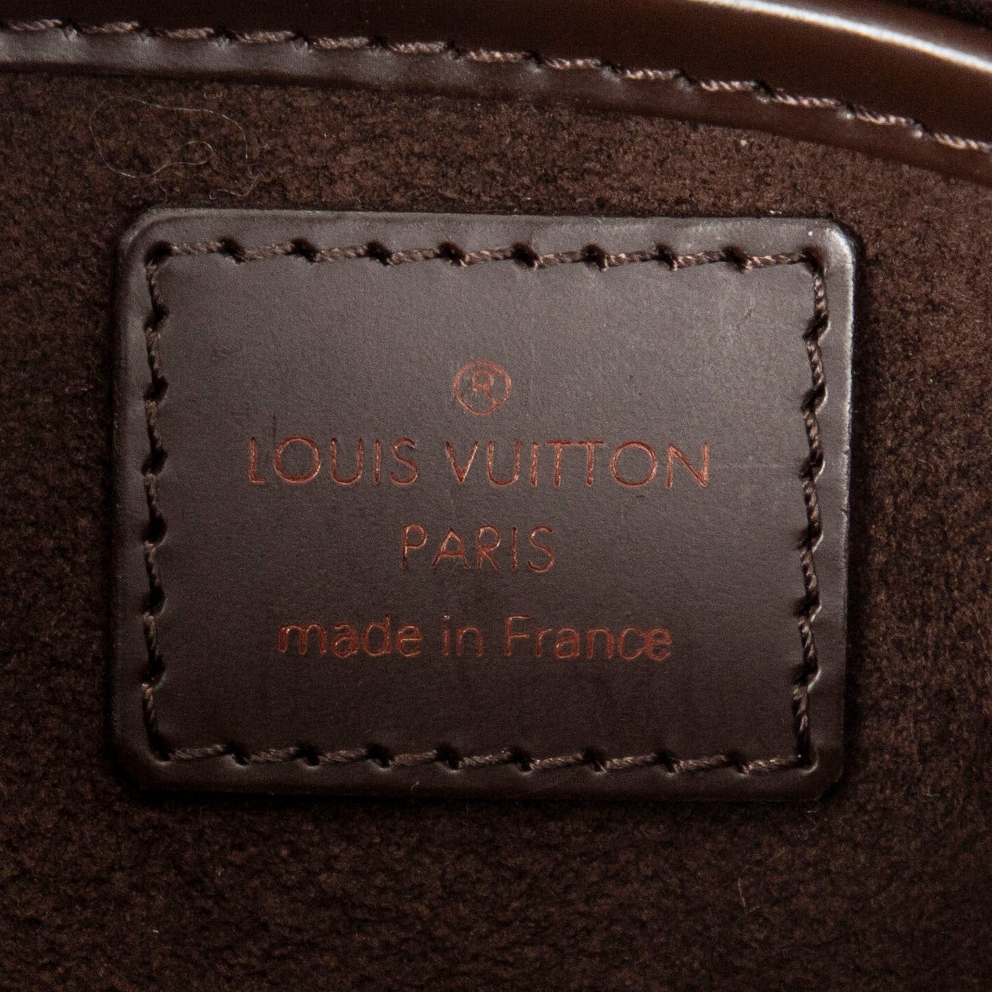 Handbag Saint Louis Brown Damier Ebene