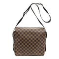 Shoulder Bag Naviglio Brown Damier Ebene