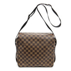 Shoulder Bag Naviglio Brown Damier Ebene