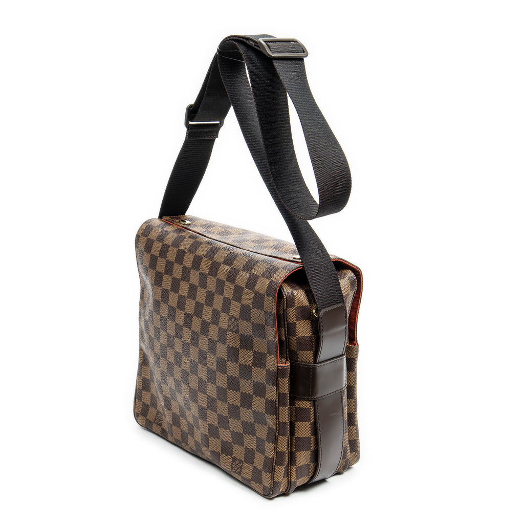 Shoulder Bag Naviglio Brown Damier Ebene