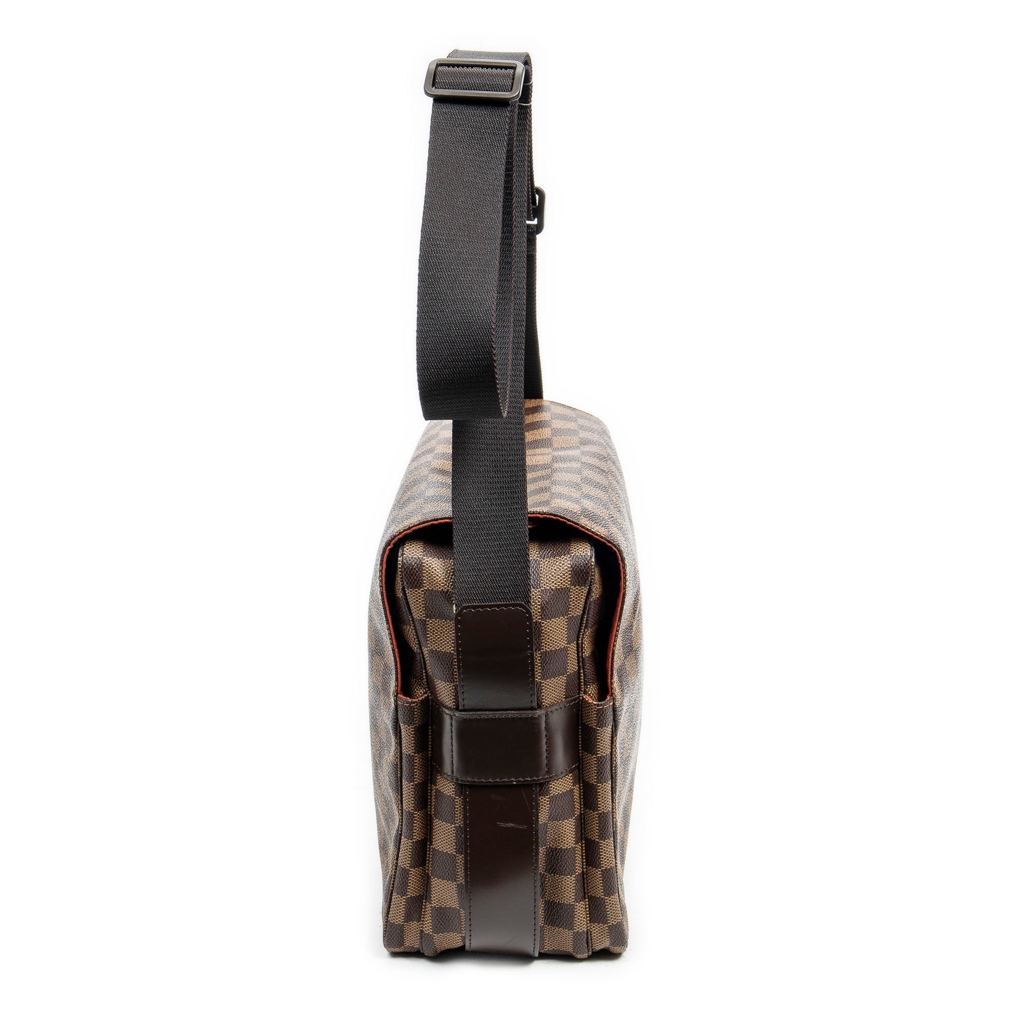 Shoulder Bag Naviglio Brown Damier Ebene