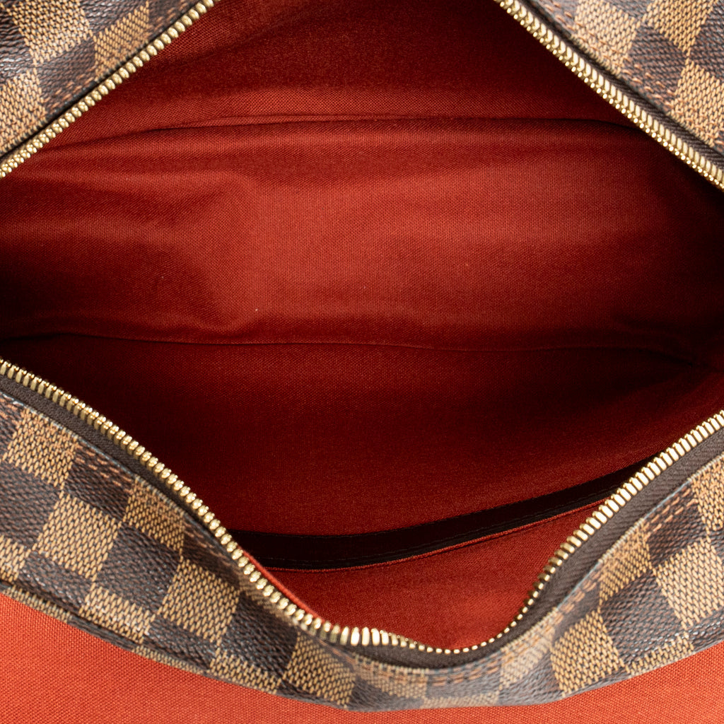 Shoulder Bag Naviglio Brown Damier Ebene