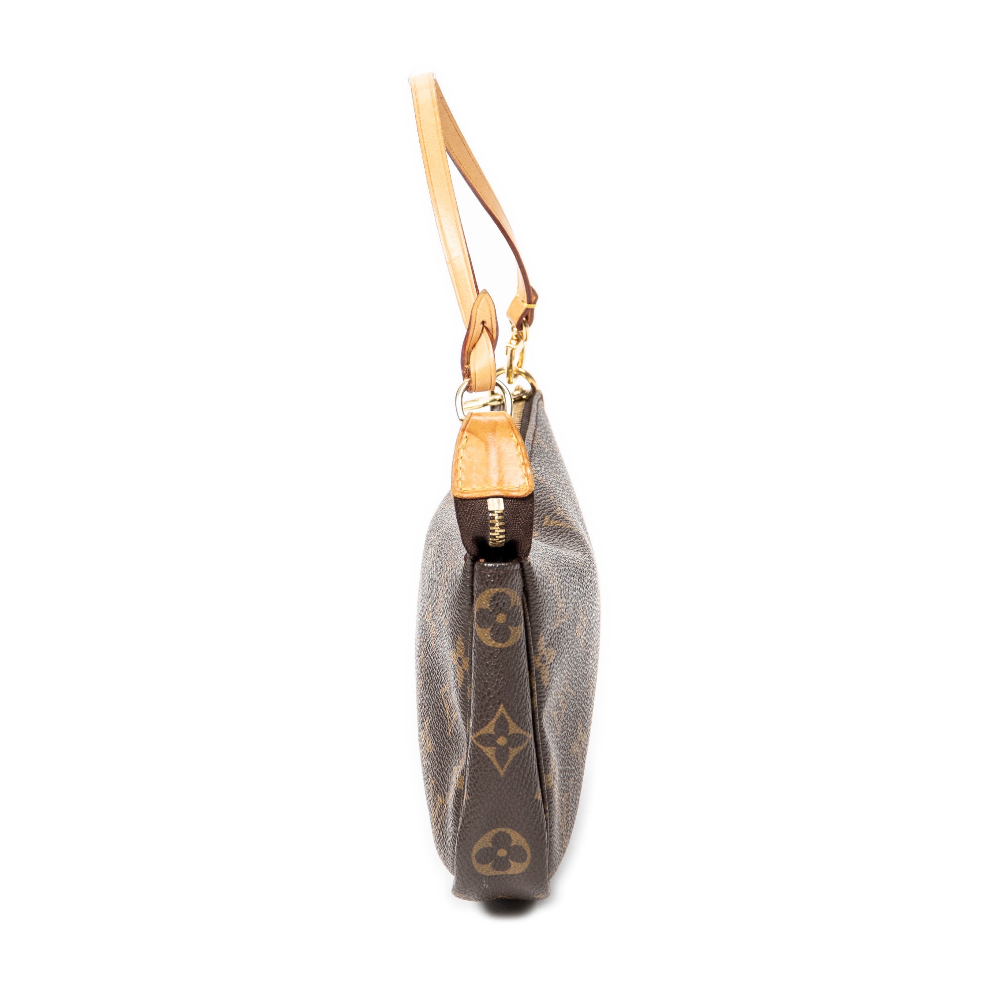 Bolso de Hombro Accesorio Bolso Marrón Lona Monogram