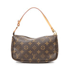 Bolso de Hombro Accesorio Bolso Marrón Lona Monogram