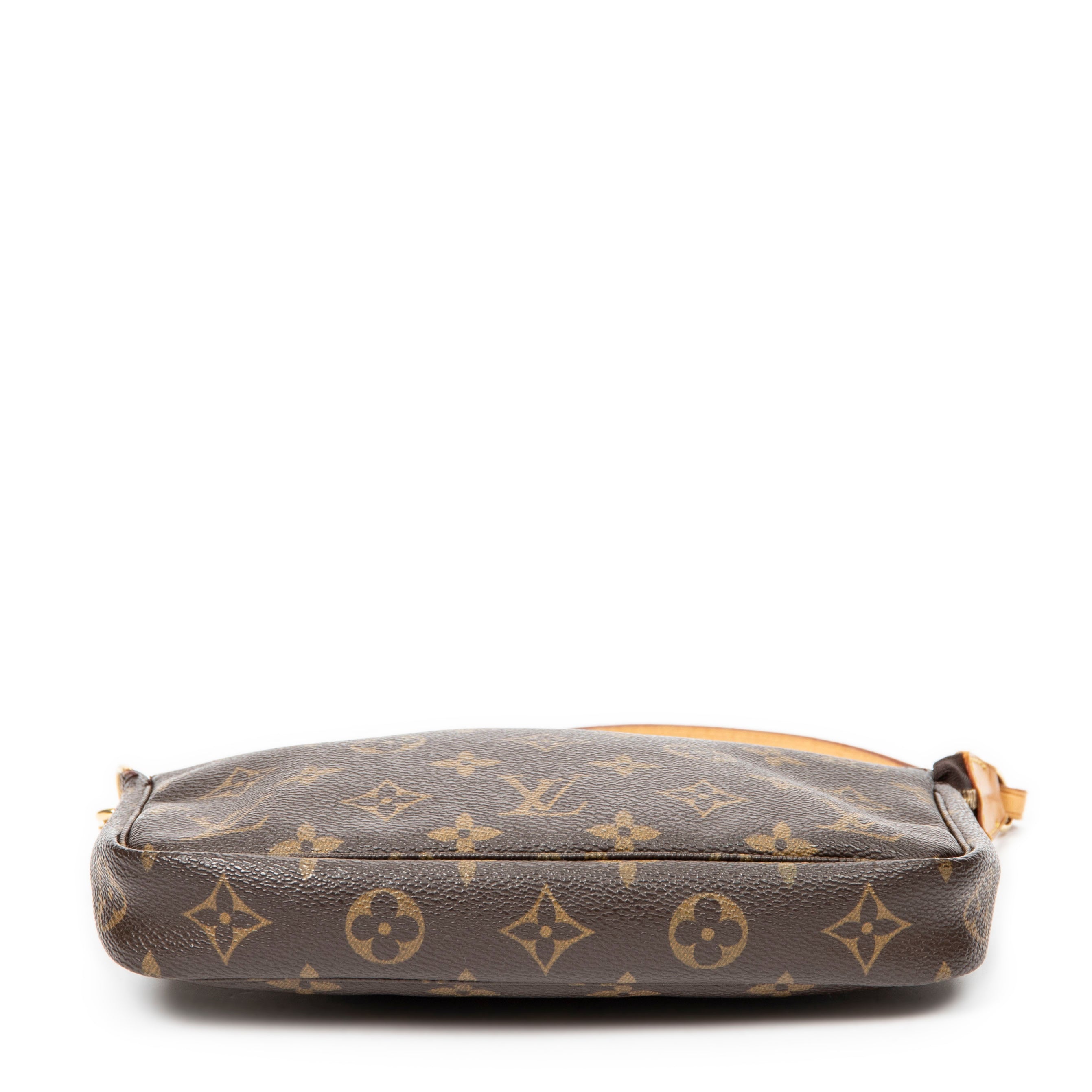 Bolso de Hombro Accesorio Bolso Marrón Lona Monogram