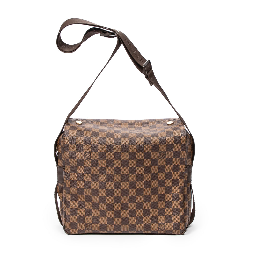 Shoulder Bag Naviglio Brown Damier Ebene