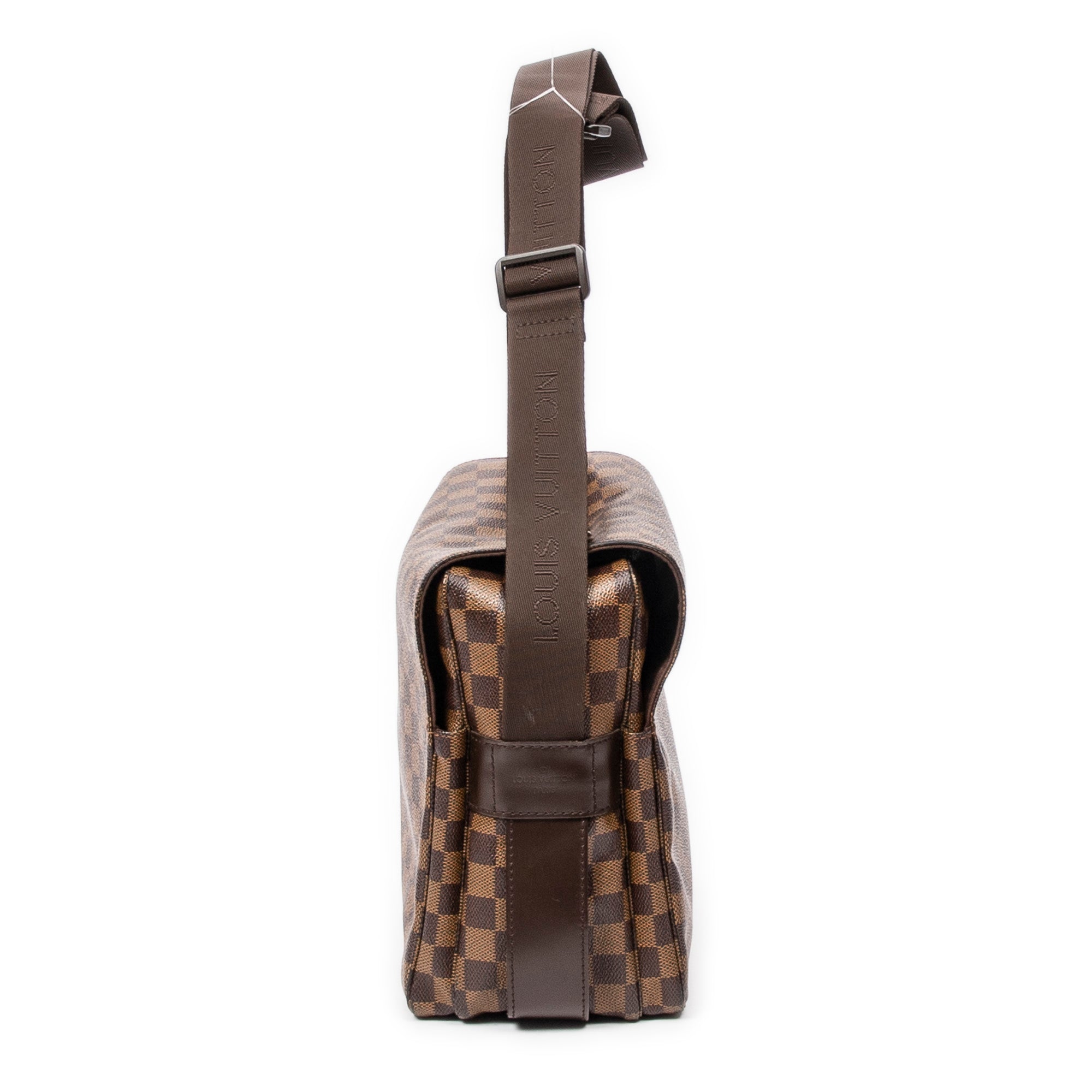 Shoulder Bag Naviglio Brown Damier Ebene