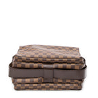 Shoulder Bag Naviglio Brown Damier Ebene